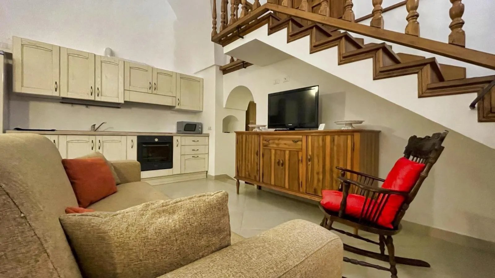 Communal lounge/ TV room in La Corte di Leuca Residence