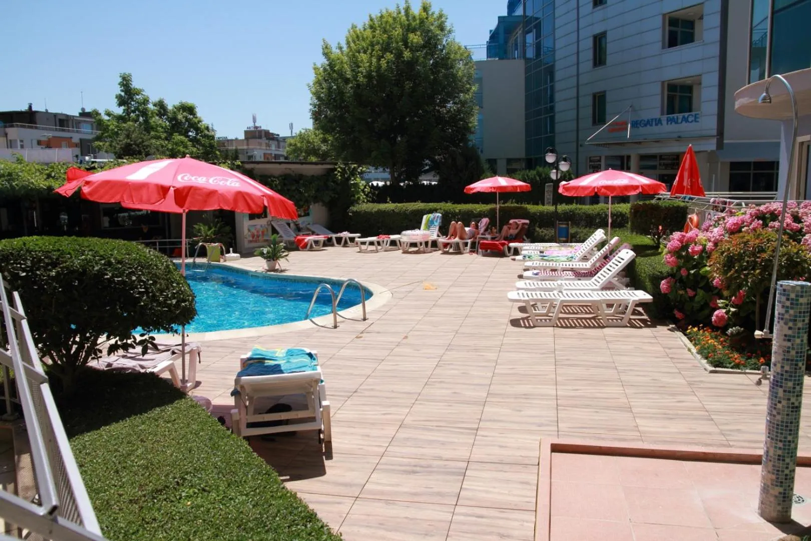 Patio in Favorit Aparthotel