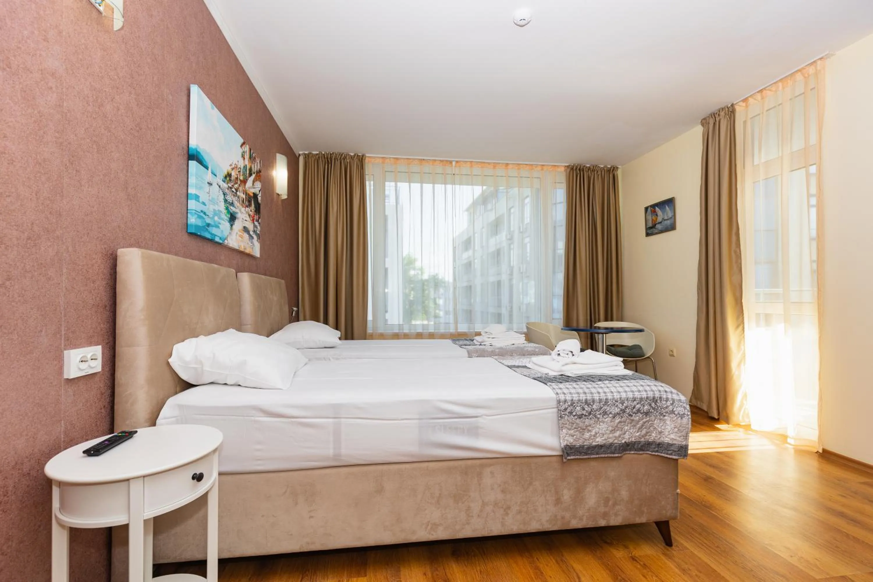 Bed in Favorit Aparthotel