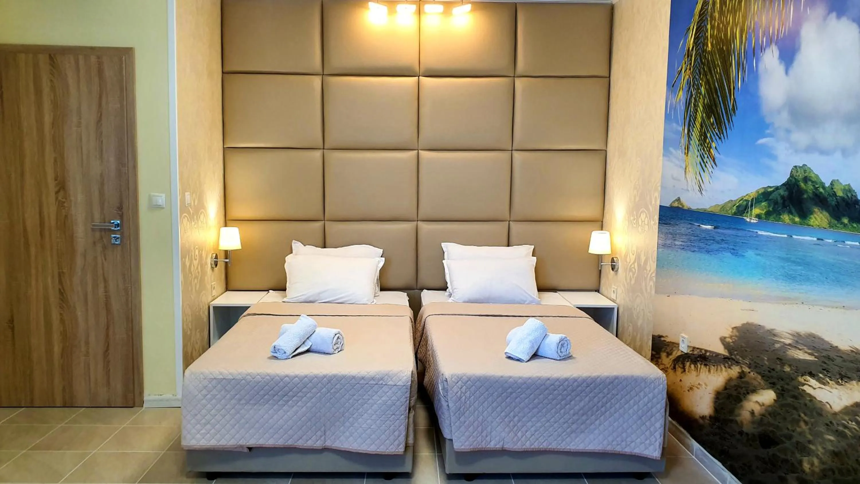 TV and multimedia, Bed in Favorit Aparthotel