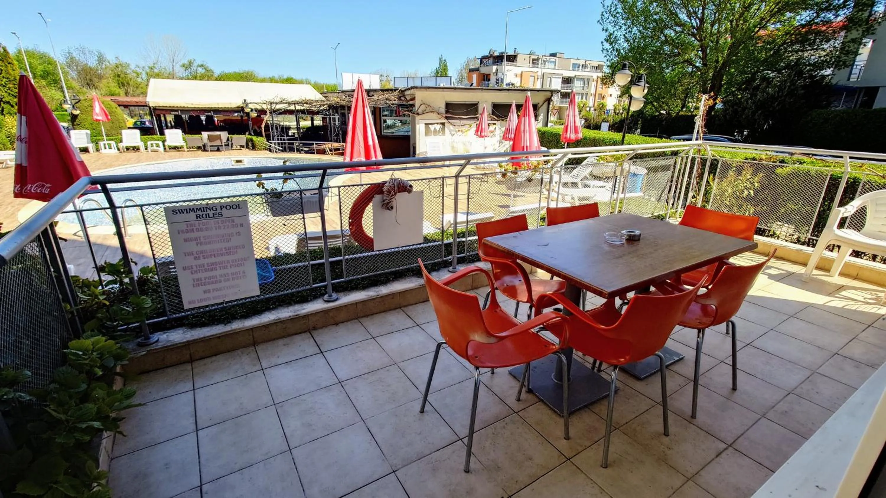 Balcony/Terrace in Favorit Aparthotel