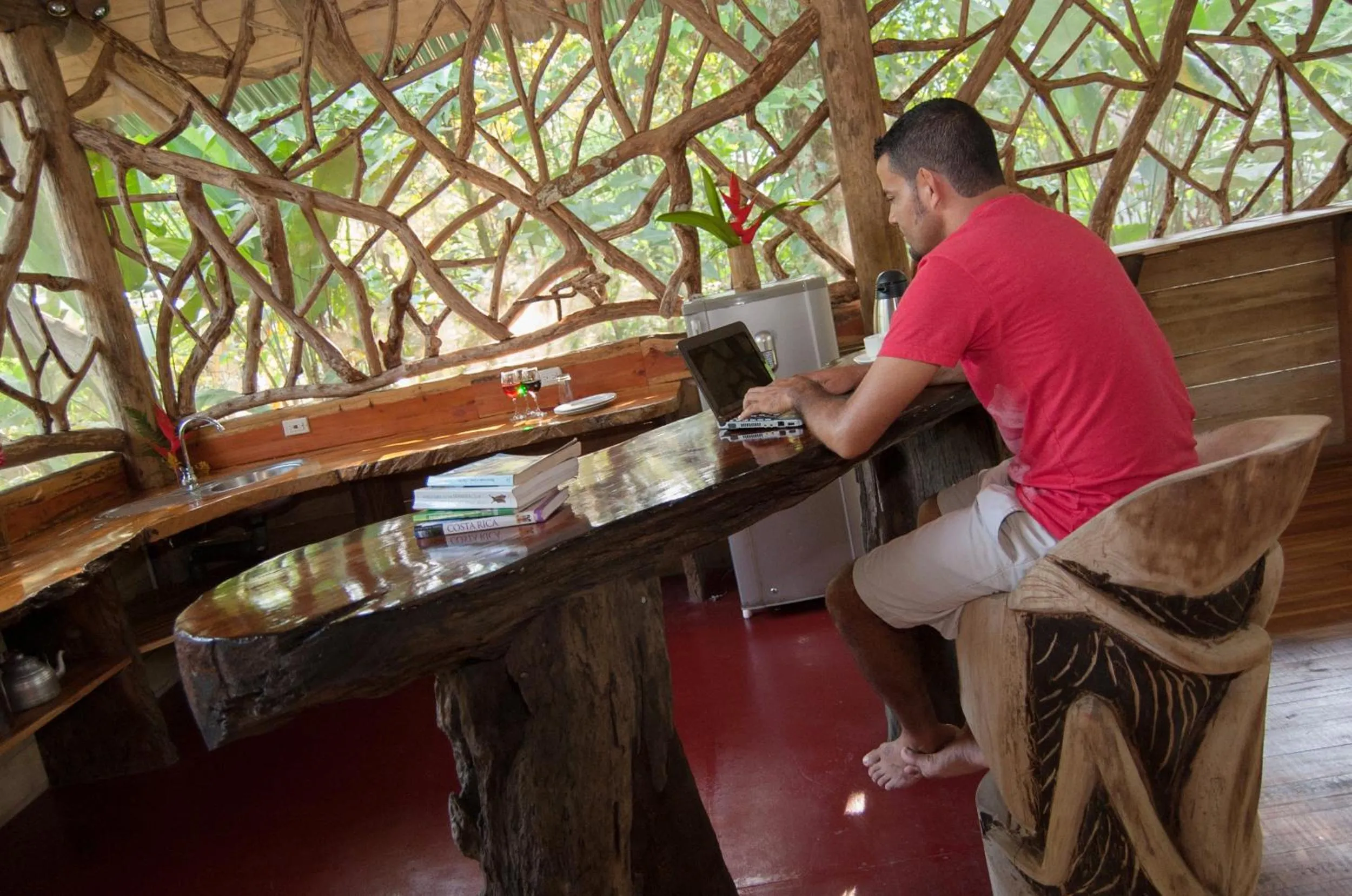 Seating area in Danta Corcovado Lodge
