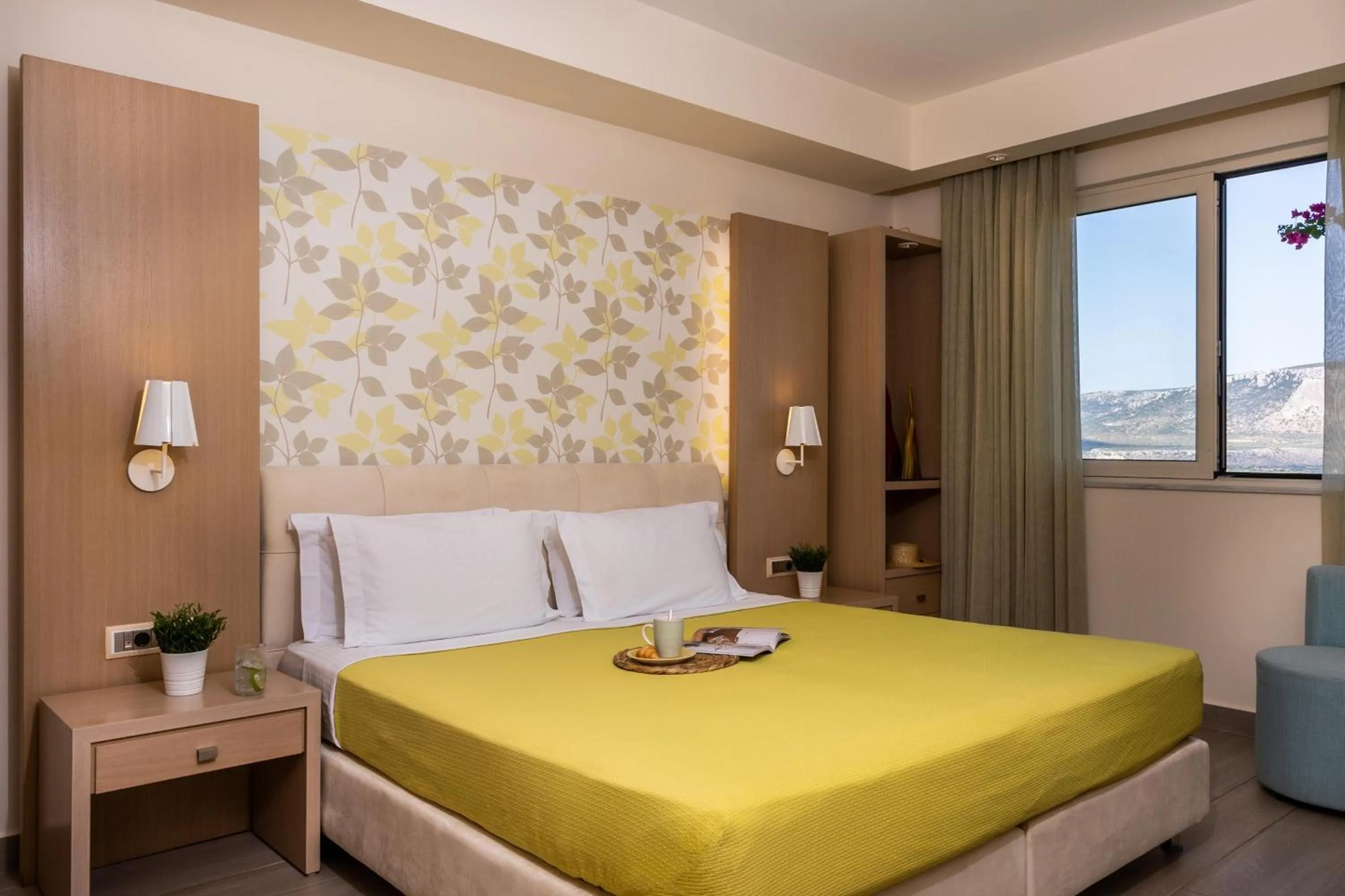 Bed in Princess Kyniska Suites