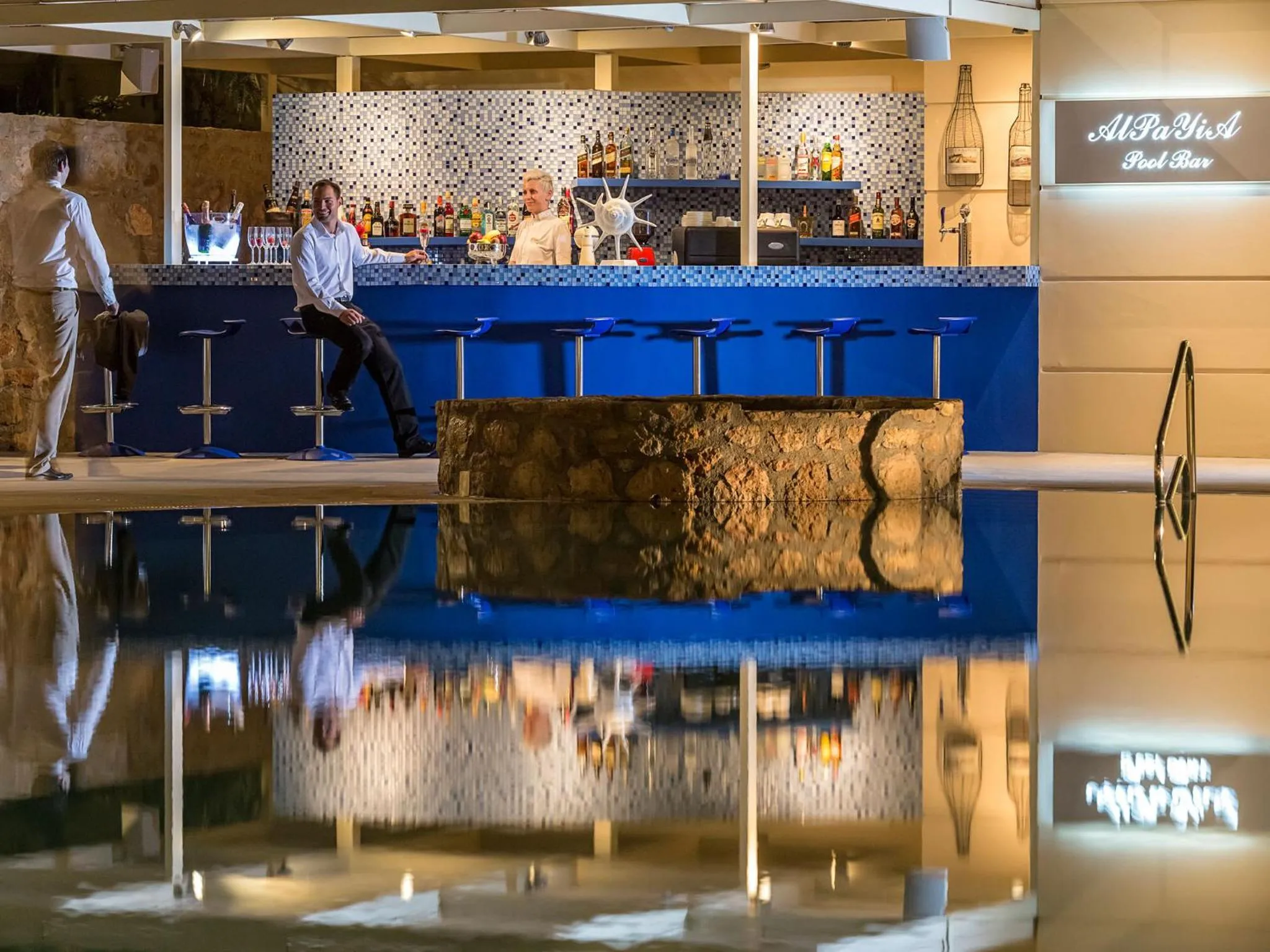 Lounge or bar in Princess Kyniska Suites