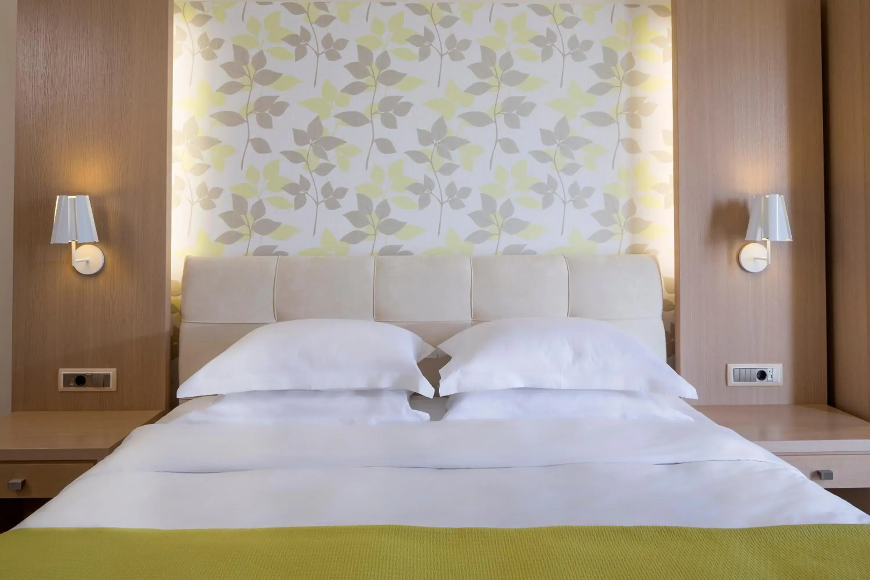 Bed in Princess Kyniska Suites Bed in Princess Kyniska Suites