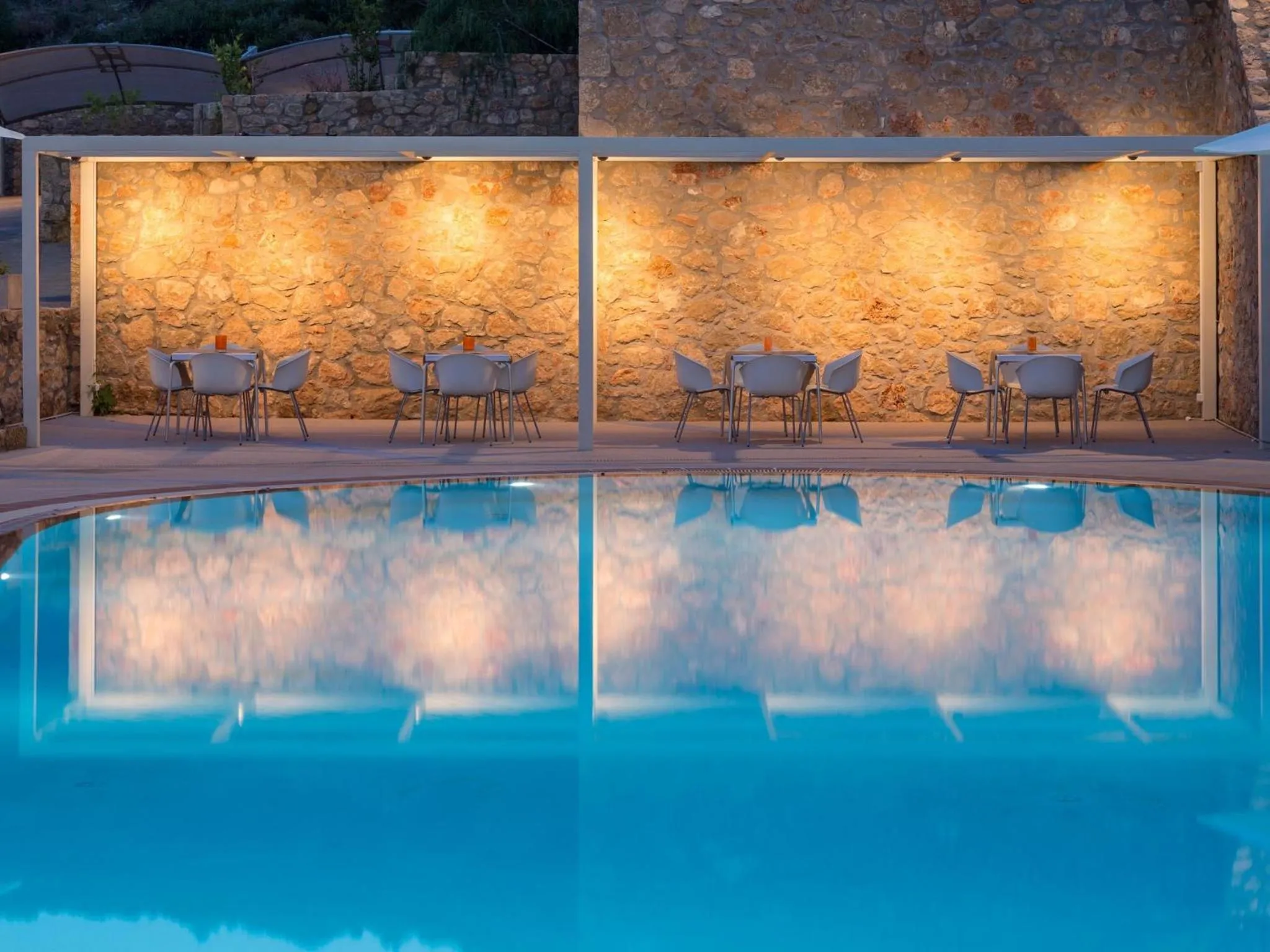 Swimming pool in Princess Kyniska Suites