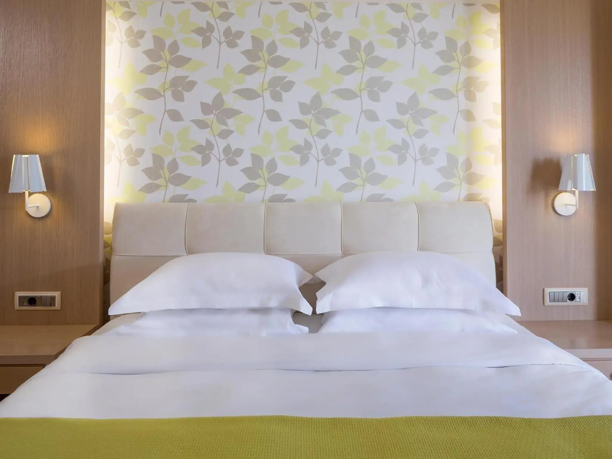 Bed in Princess Kyniska Suites Bed in Princess Kyniska Suites