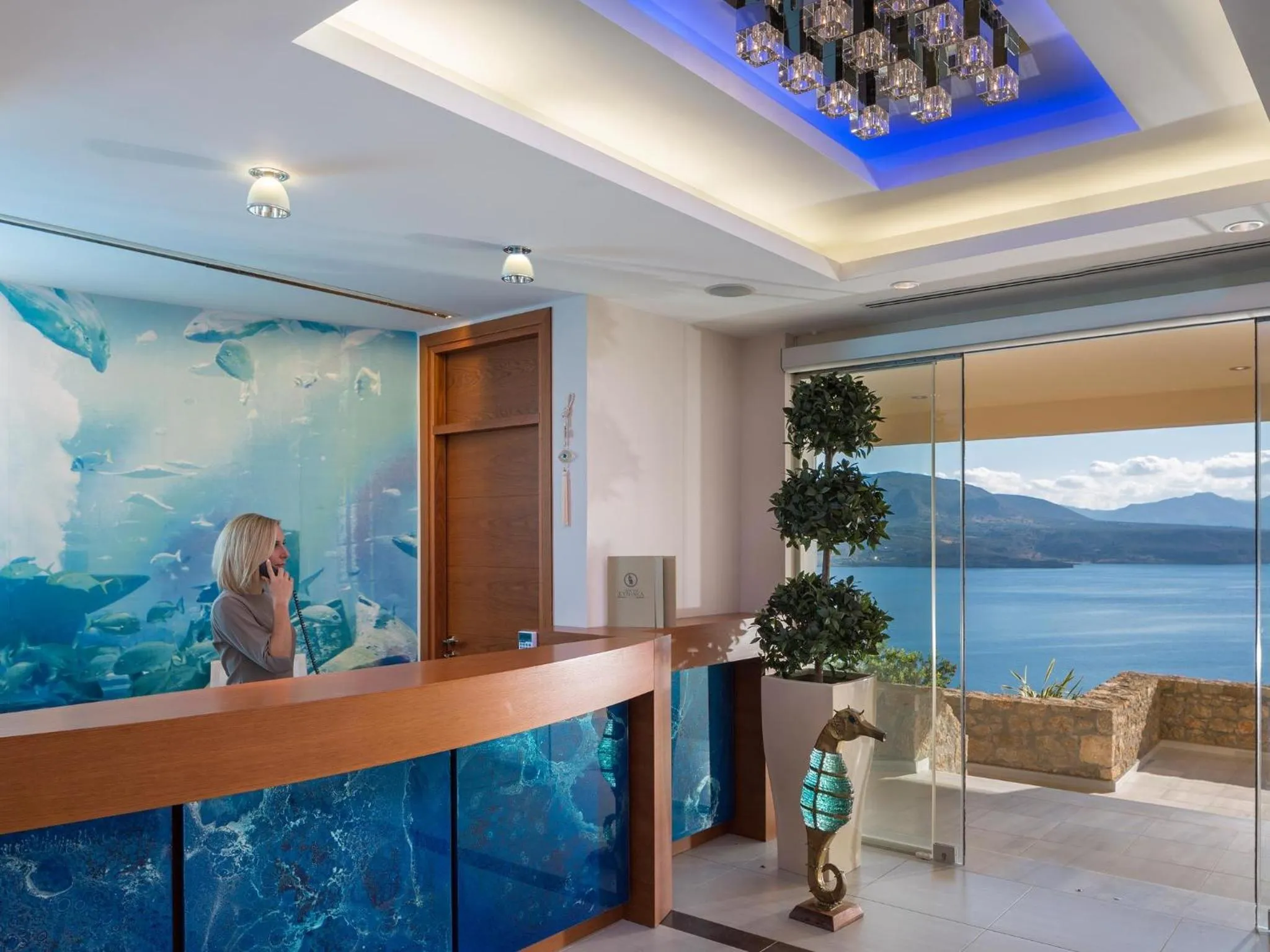 Lobby or reception in Princess Kyniska Suites