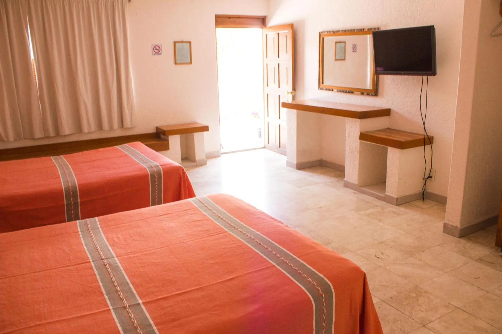 Double Room with Two Double Beds in Hotel Avenida Ixmiquilpan
