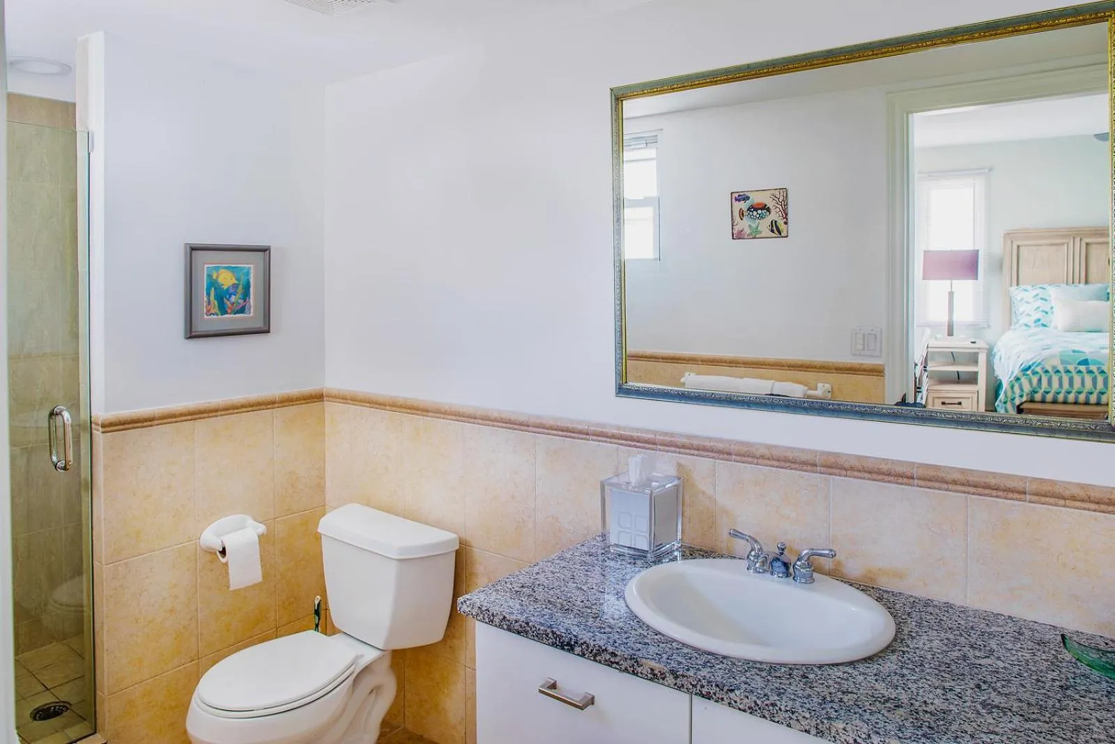 Bathroom in Coral Gardens on Grace Bay