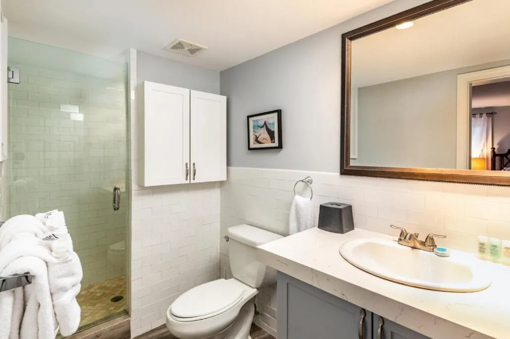 Bathroom in Coral Gardens on Grace Bay
