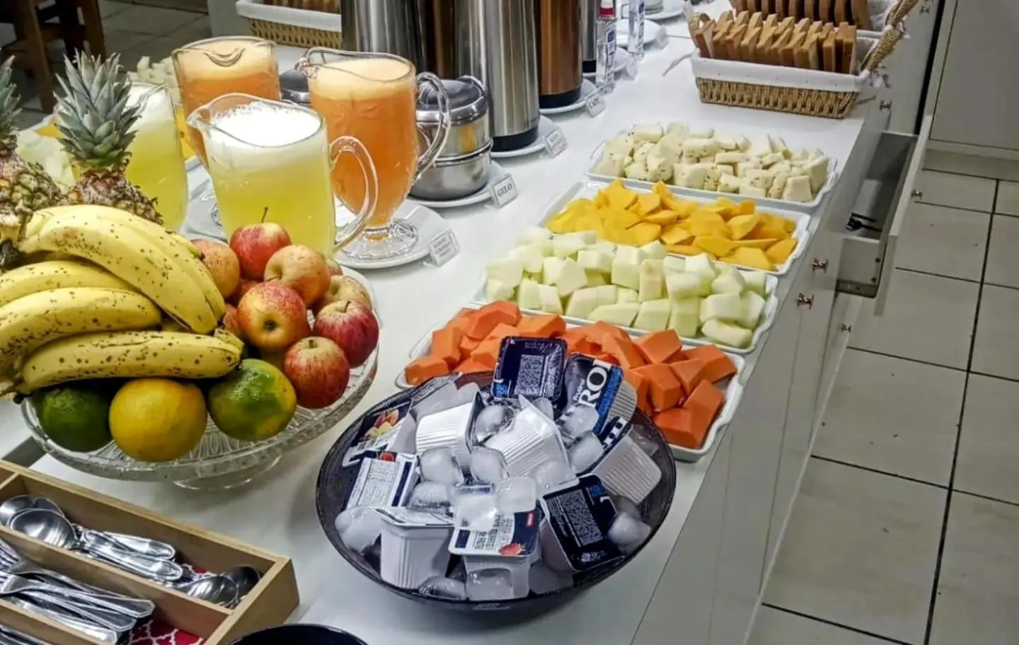 Breakfast in Pousada Baía dos Corais