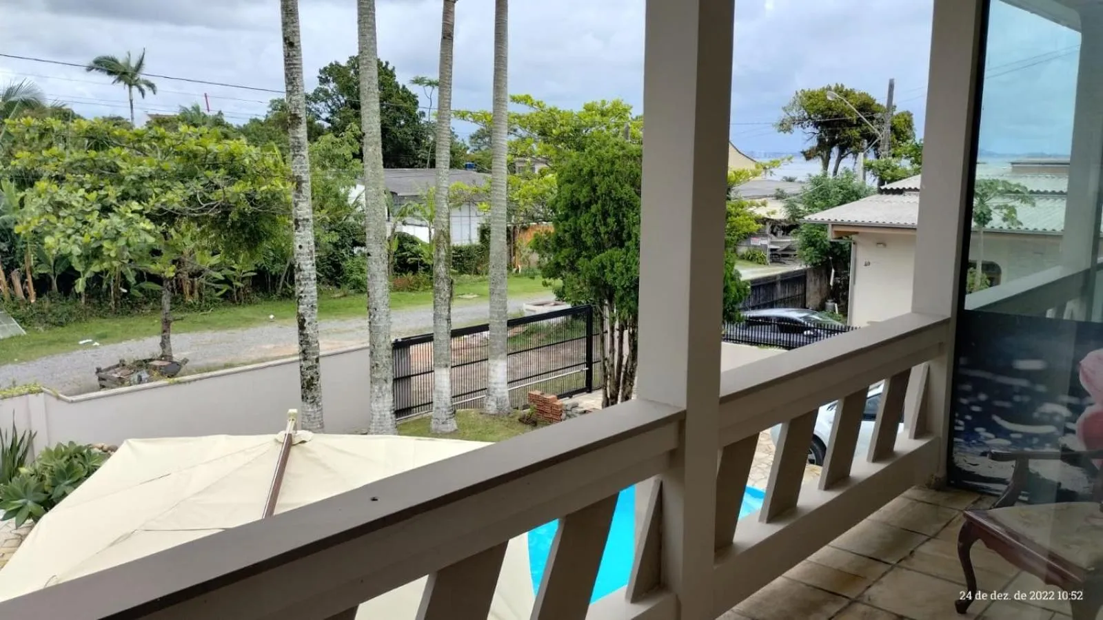 Balcony/Terrace in Pousada Baía dos Corais