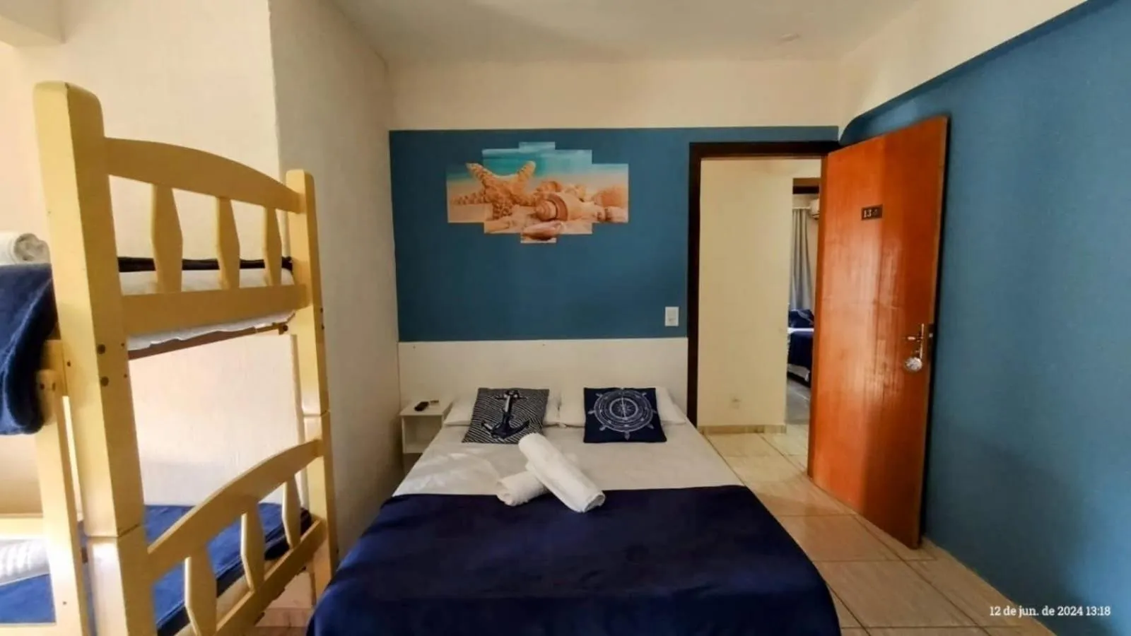 Bedroom, Bed in Pousada Baía dos Corais