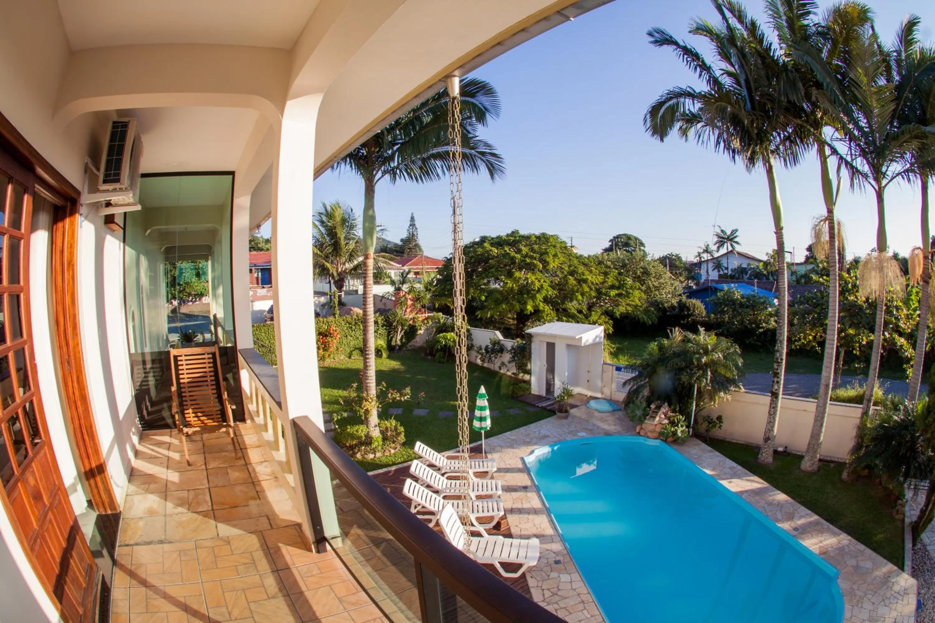 Balcony/Terrace in Pousada Baía dos Corais