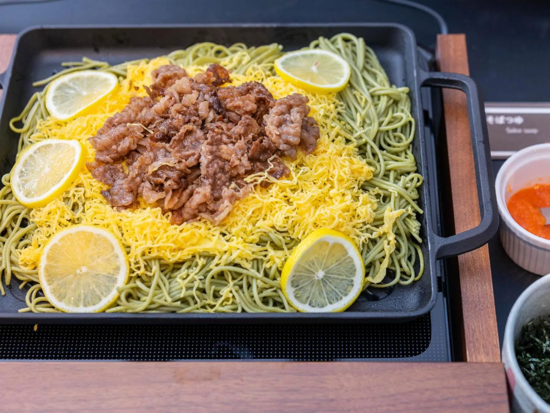 Buffet breakfast in Super Hotel Premier Shimonoseki