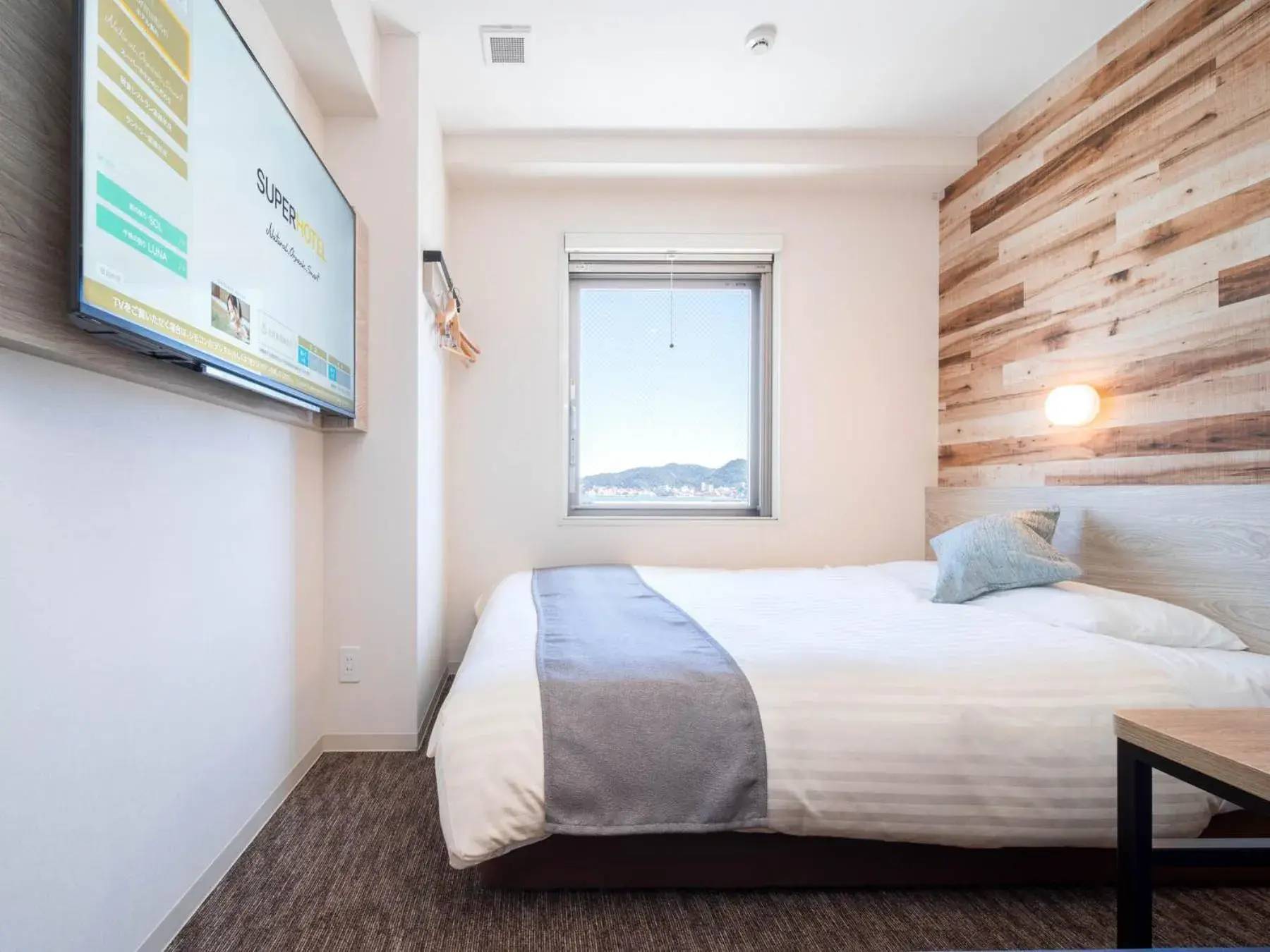 Photo of the whole room, Bed in Super Hotel Premier Shimonoseki Photo of the whole room, Bed in Super Hotel Premier Shimonoseki