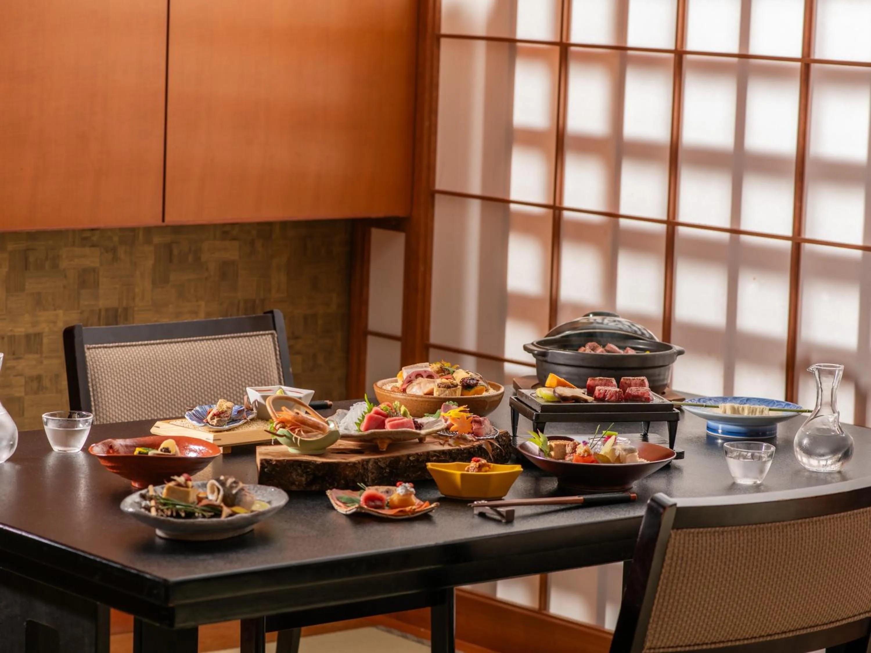 Dinner in KAMENOI HOTEL Kitsuregawa