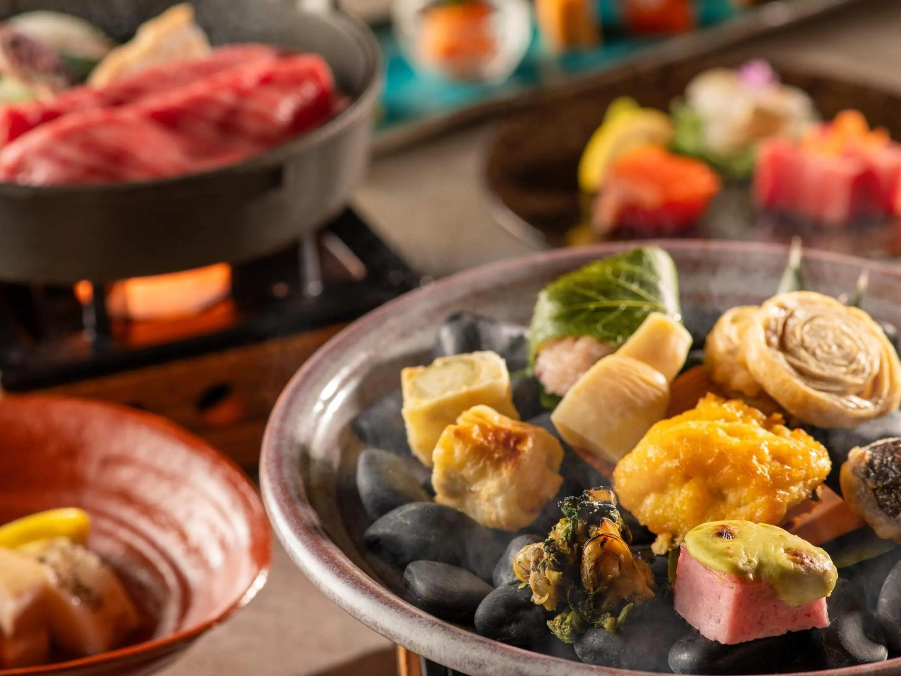 Dinner in KAMENOI HOTEL Kitsuregawa