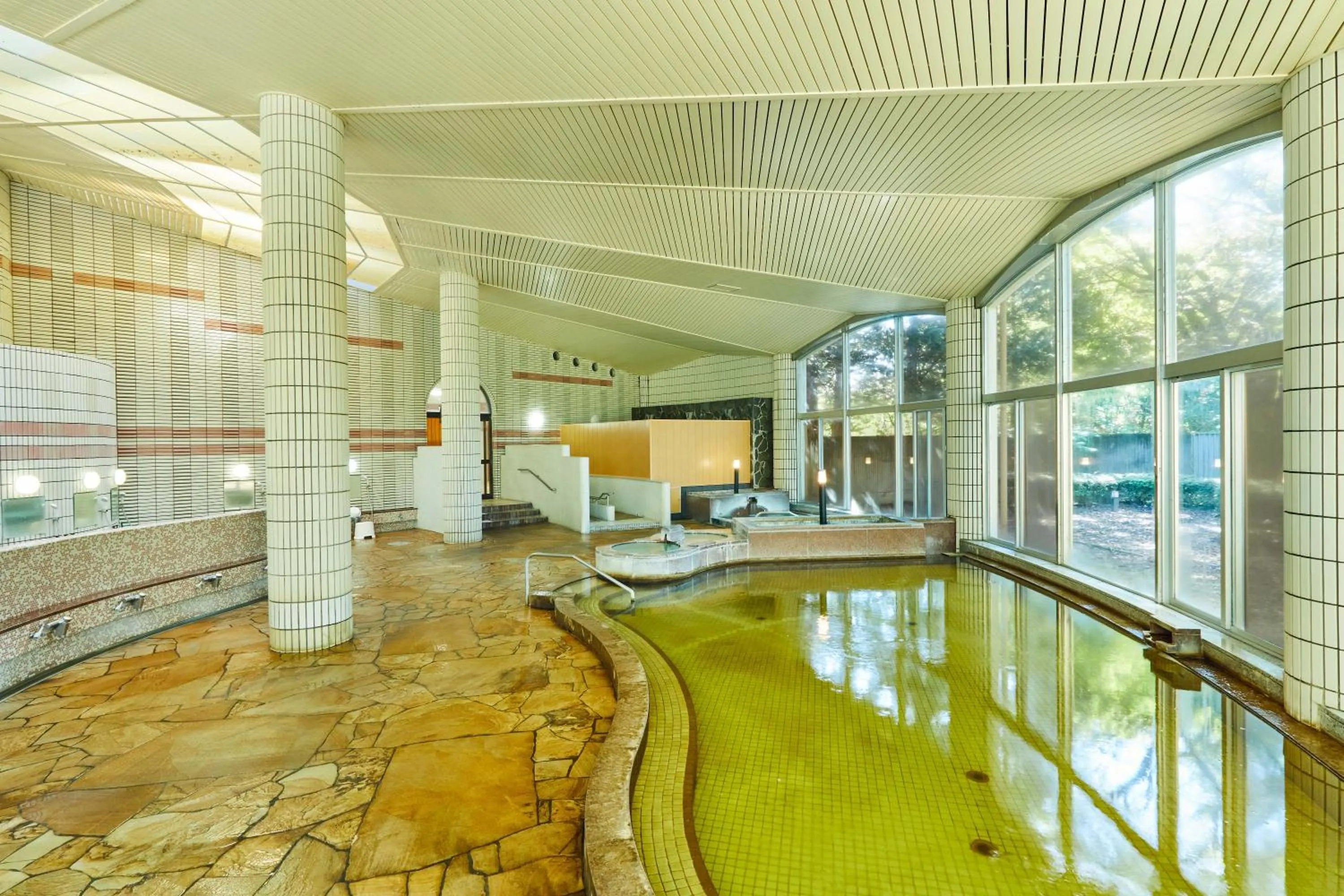 Hot Spring Bath in KAMENOI HOTEL Kitsuregawa