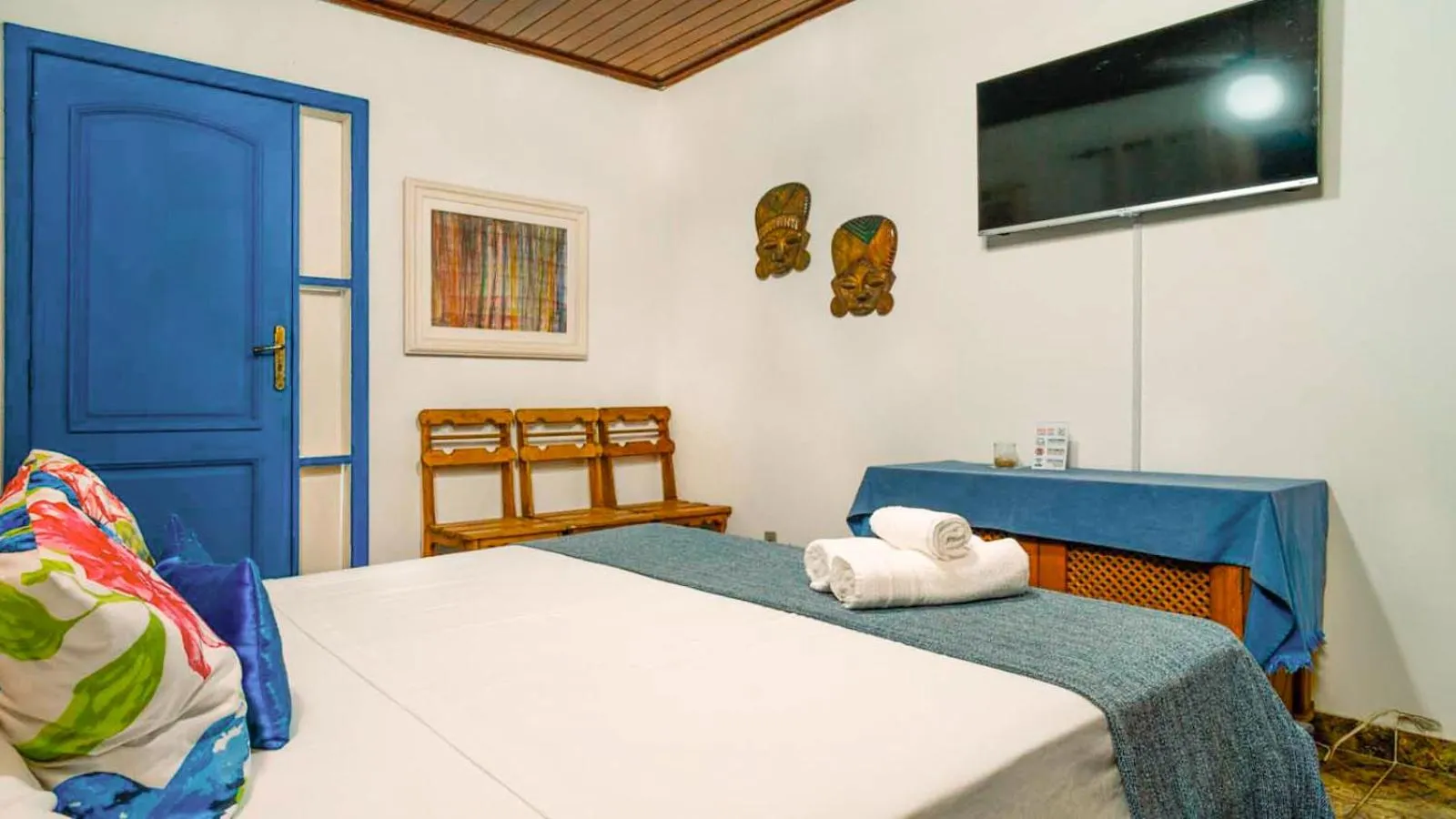 Bed in Pousada Costa Verde