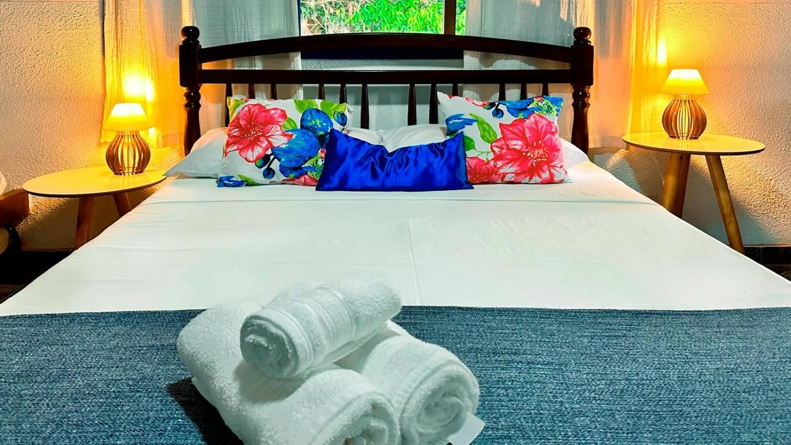 Bed in Pousada Costa Verde