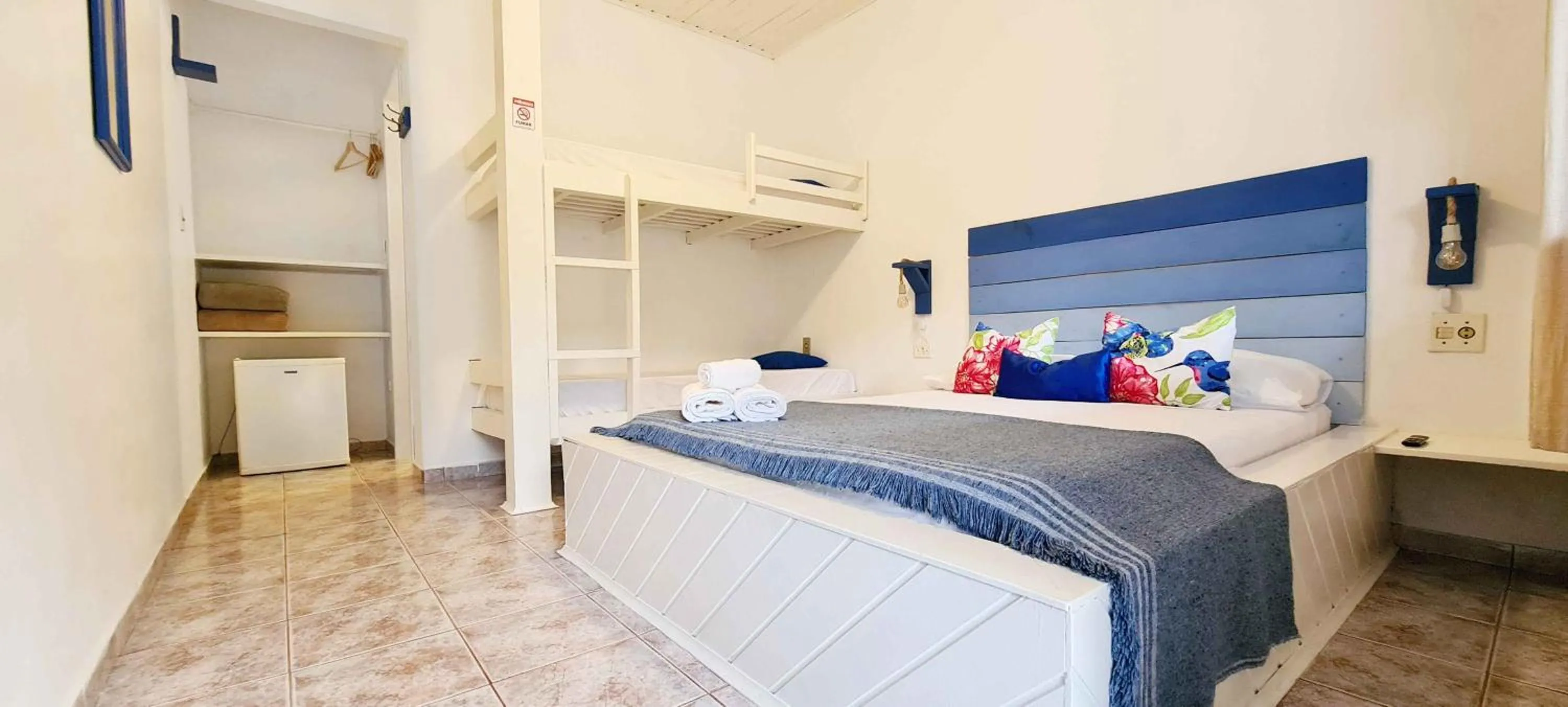 Bed in Pousada Costa Verde