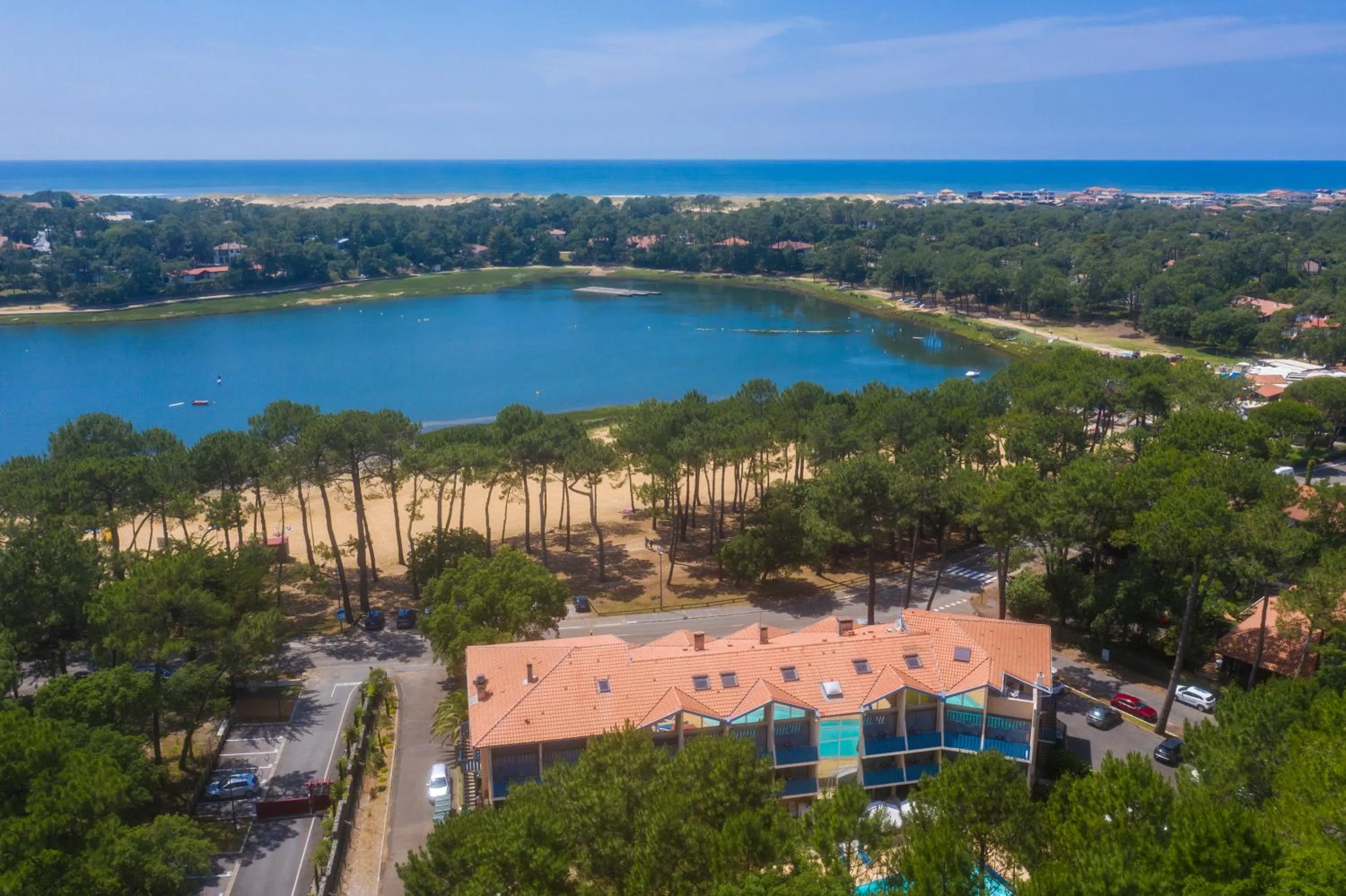 Property building in Hotel Logis Lacotel