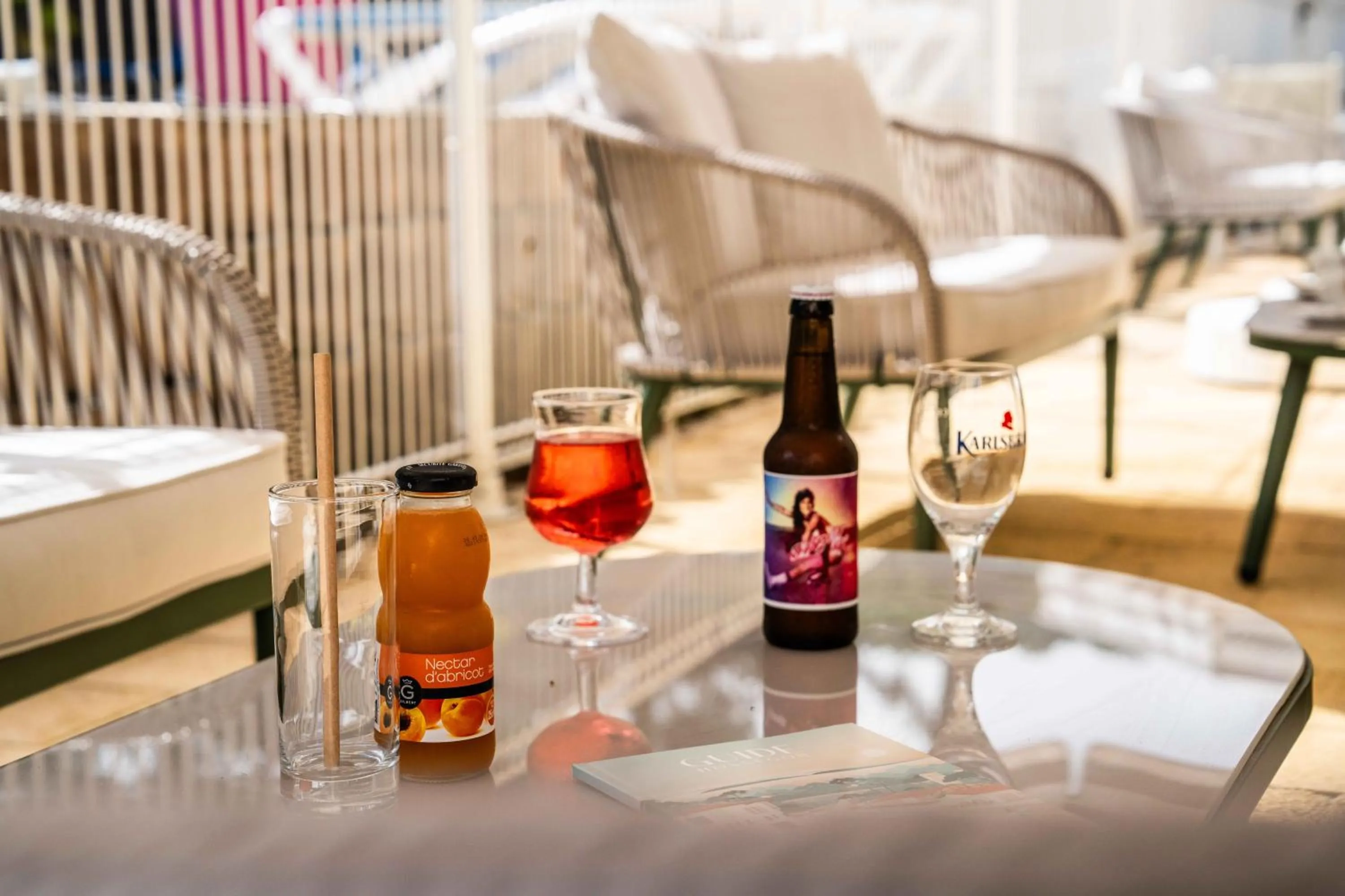 Drinks in Hotel Logis Lacotel