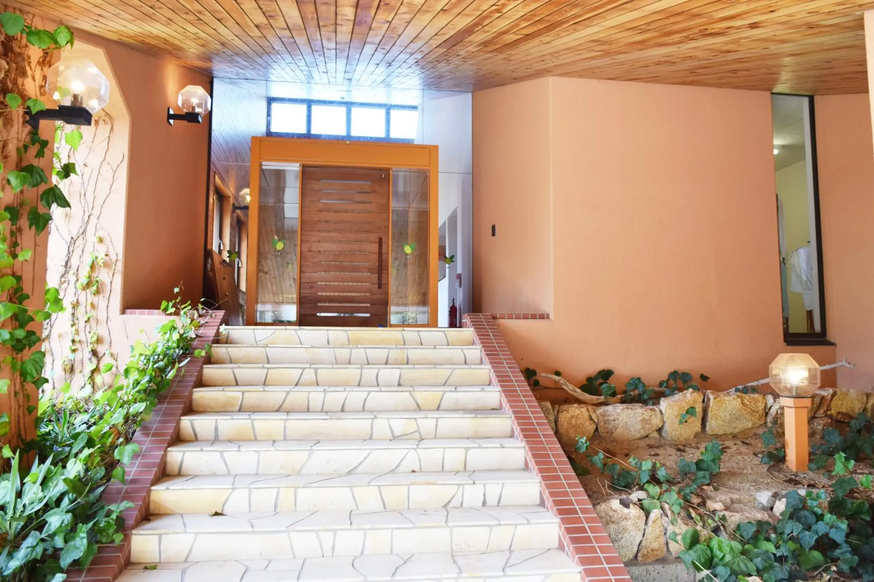 Facade/entrance in Taiyou no Ouchi Facade/entrance in Taiyou no Ouchi