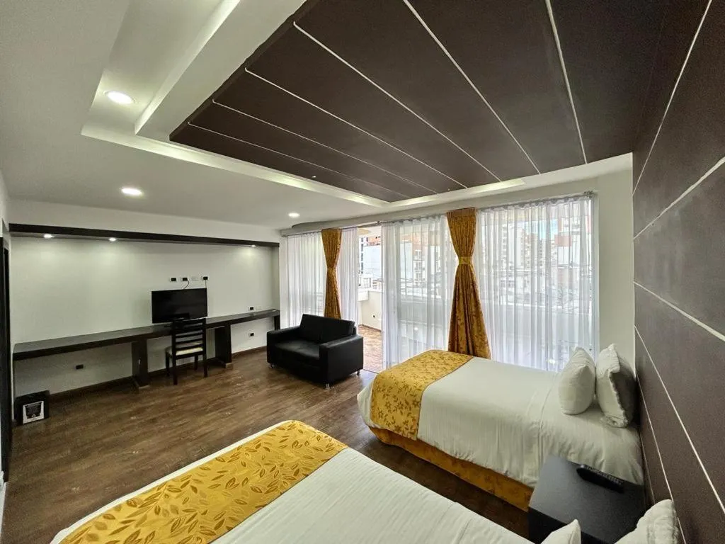 Bed in Hotel Palermo Suite