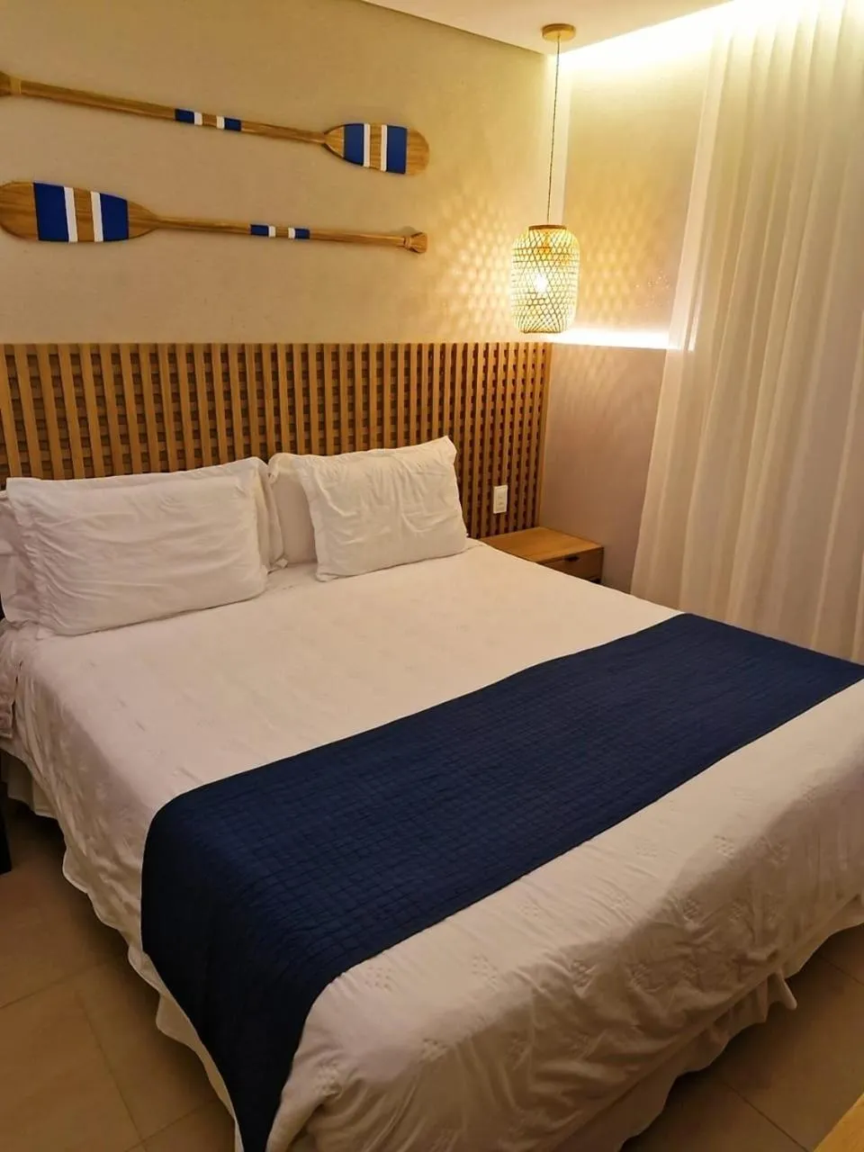 Bed in Pousada Mariluz