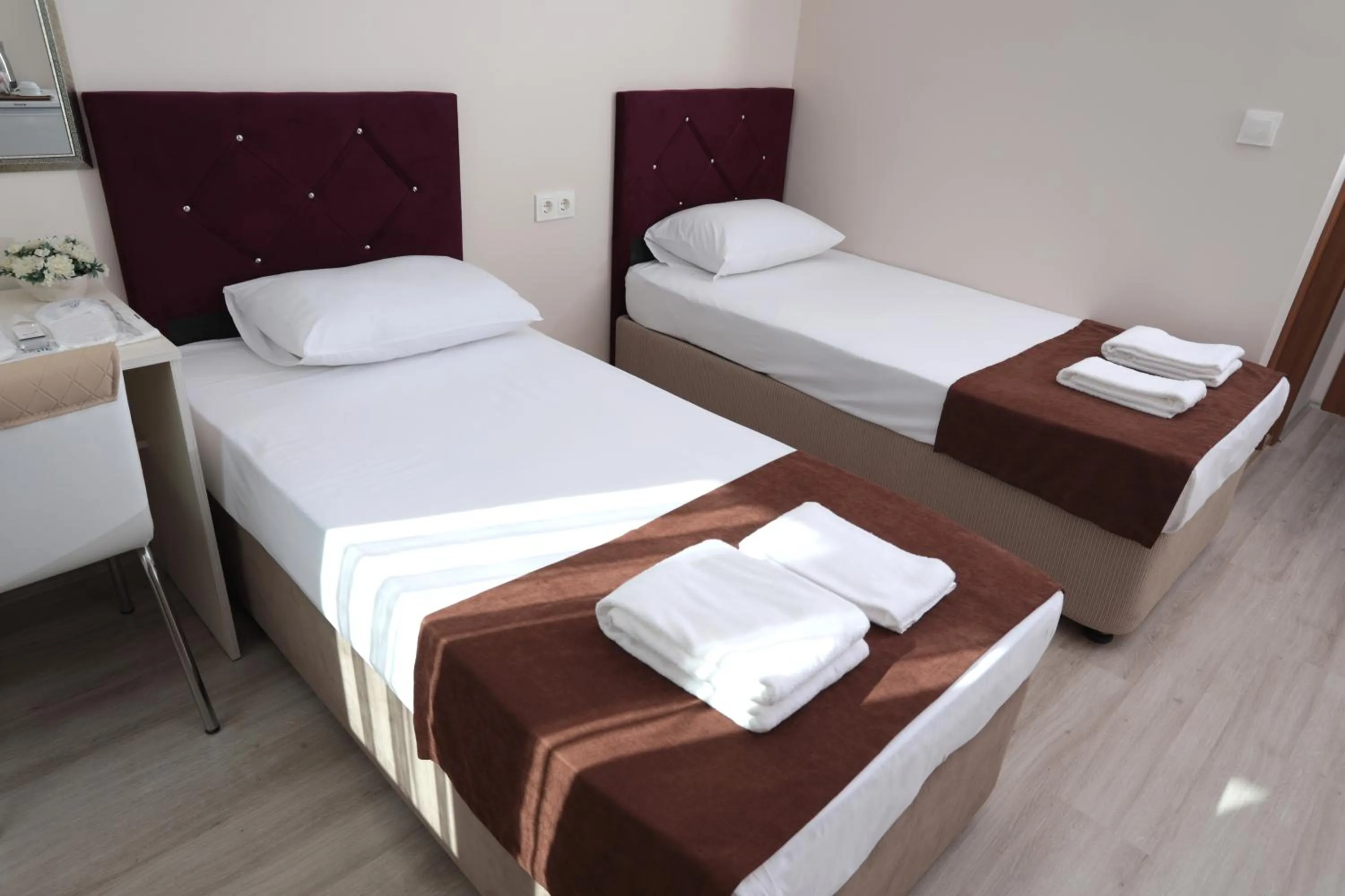 Bed in BEKSİTİ HOTEL