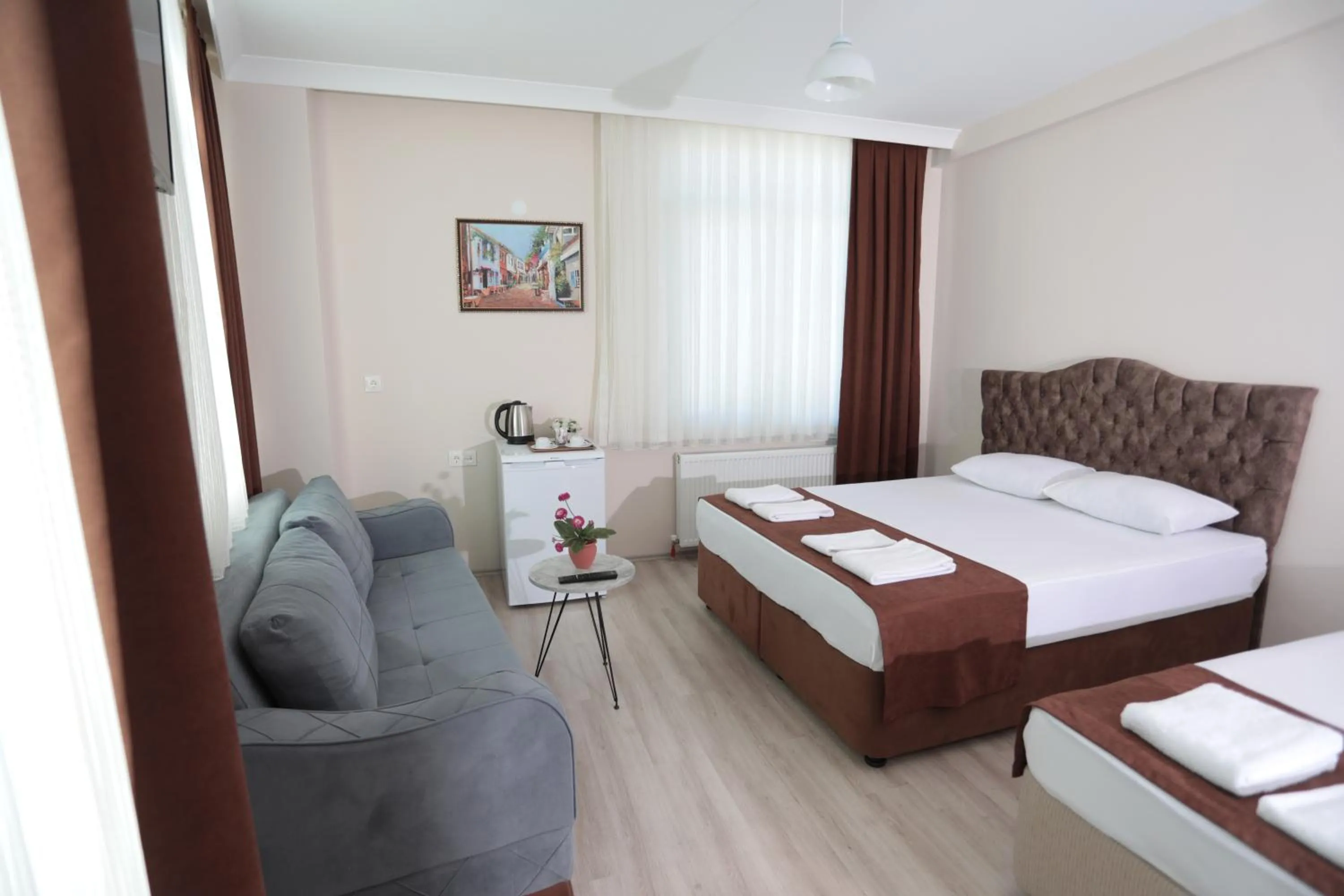 Bed in BEKSİTİ HOTEL