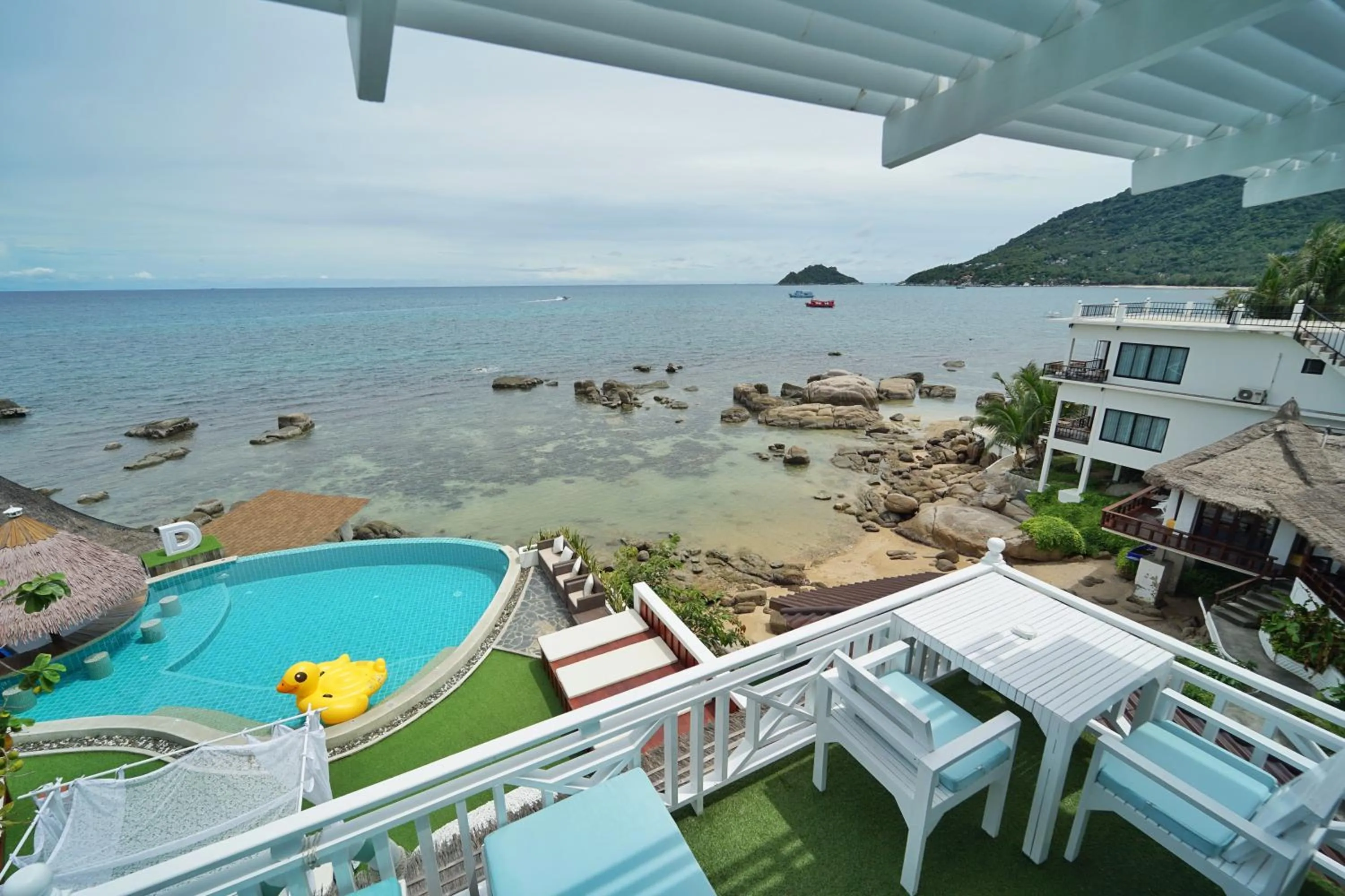 Balcony/Terrace in DD Hut Koh Tao