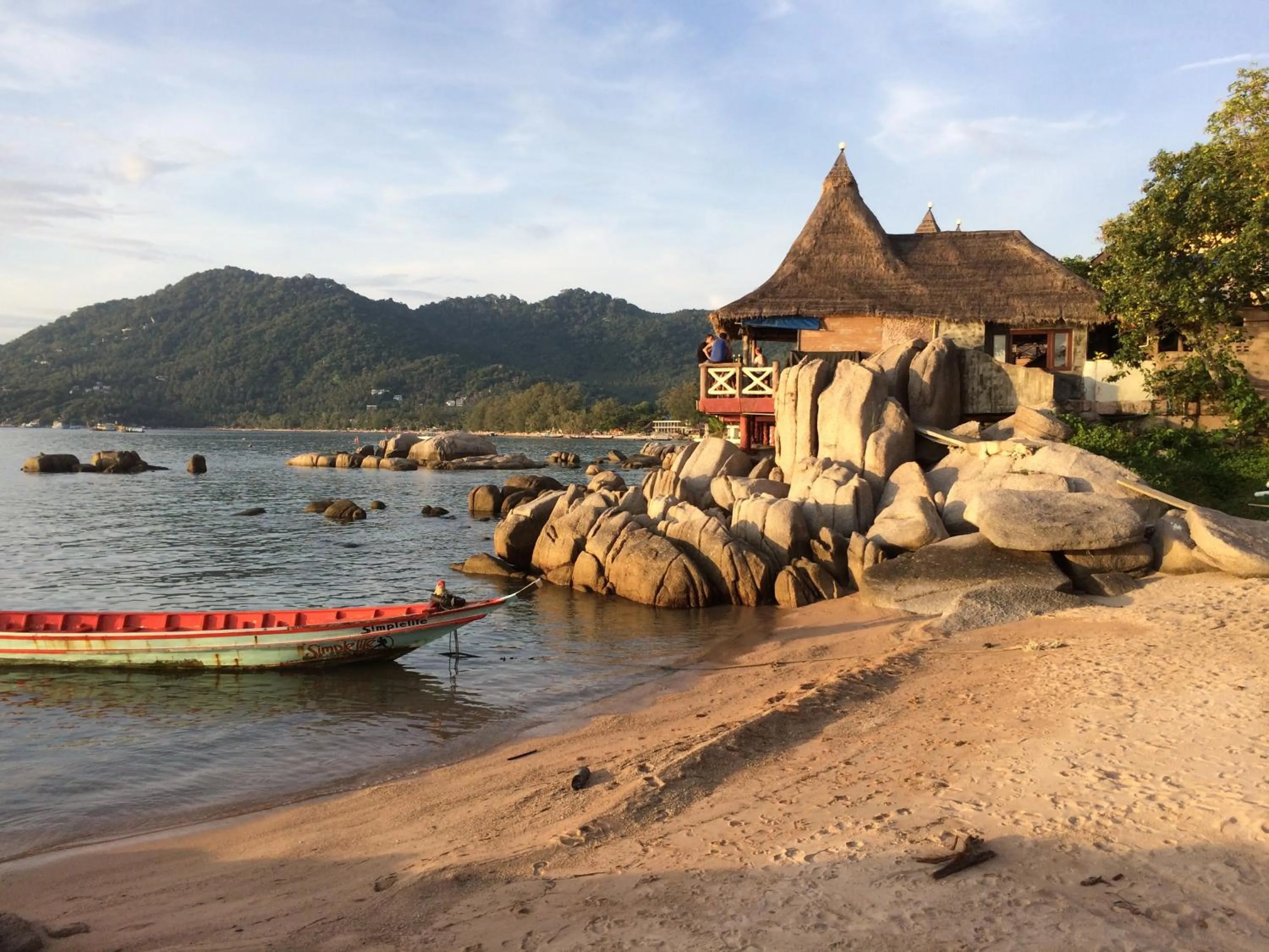 Beach in DD Hut Koh Tao