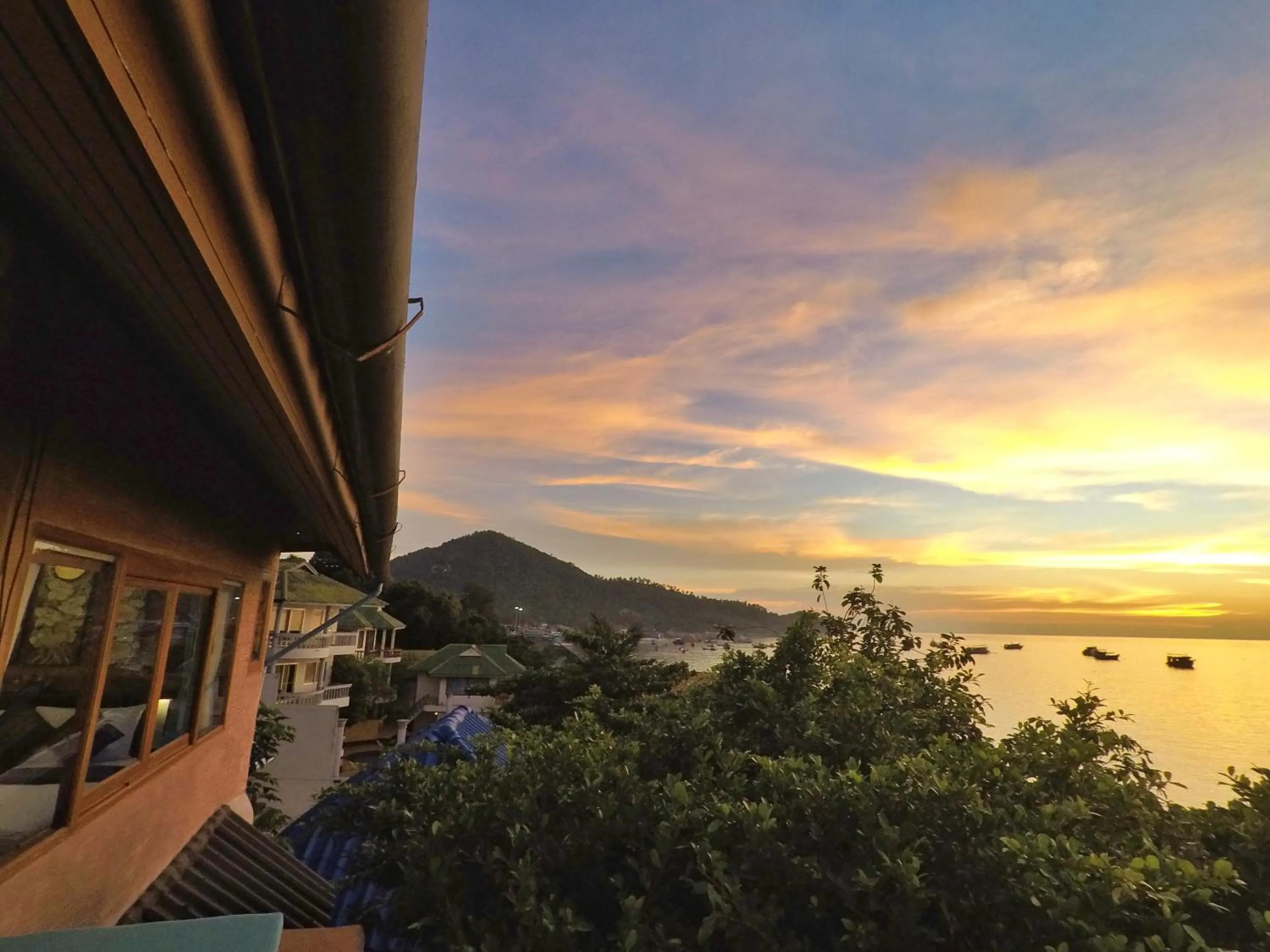 Sea view in DD Hut Koh Tao