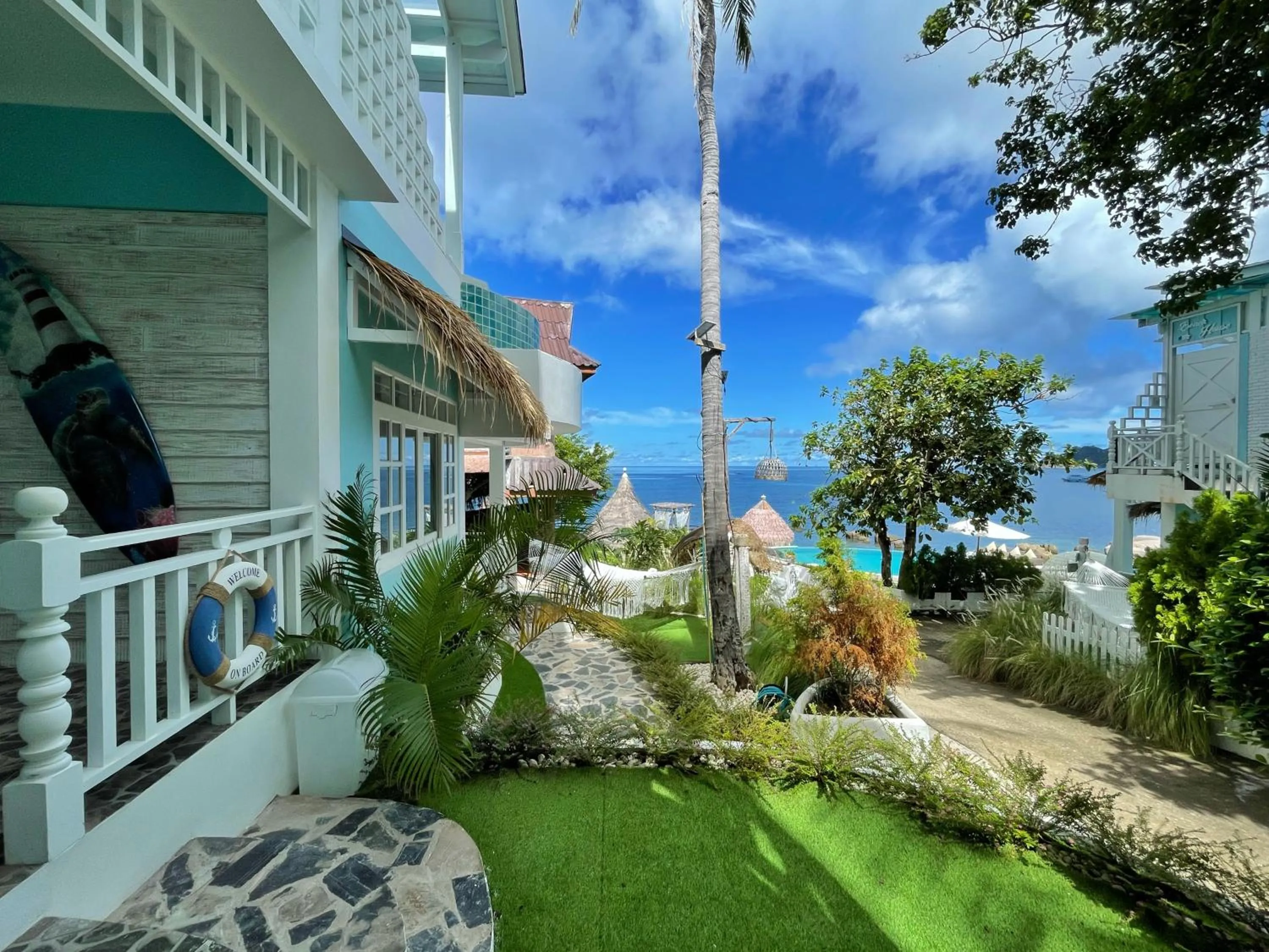 Garden in DD Hut Koh Tao