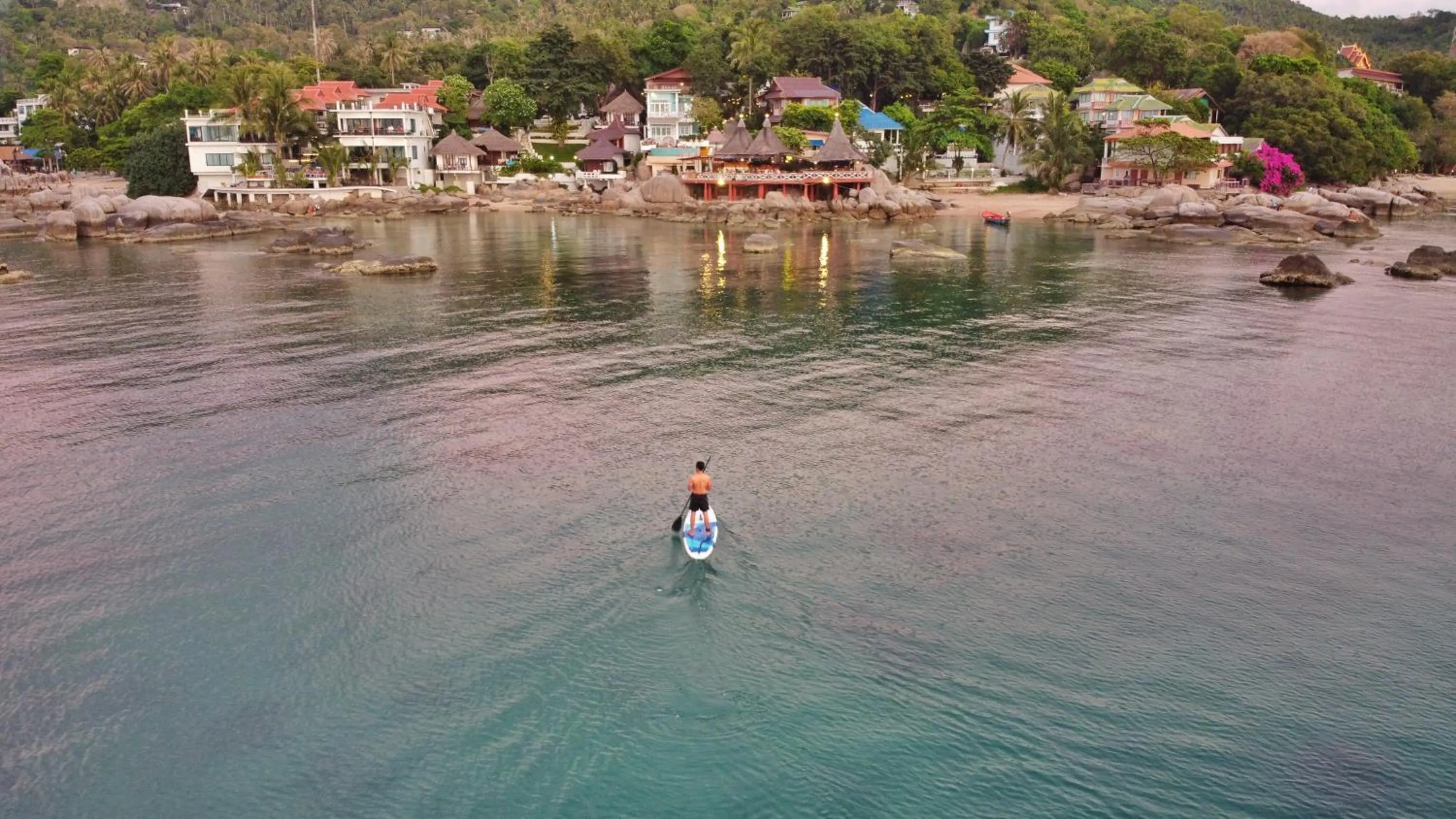 Canoeing in DD Hut Koh Tao