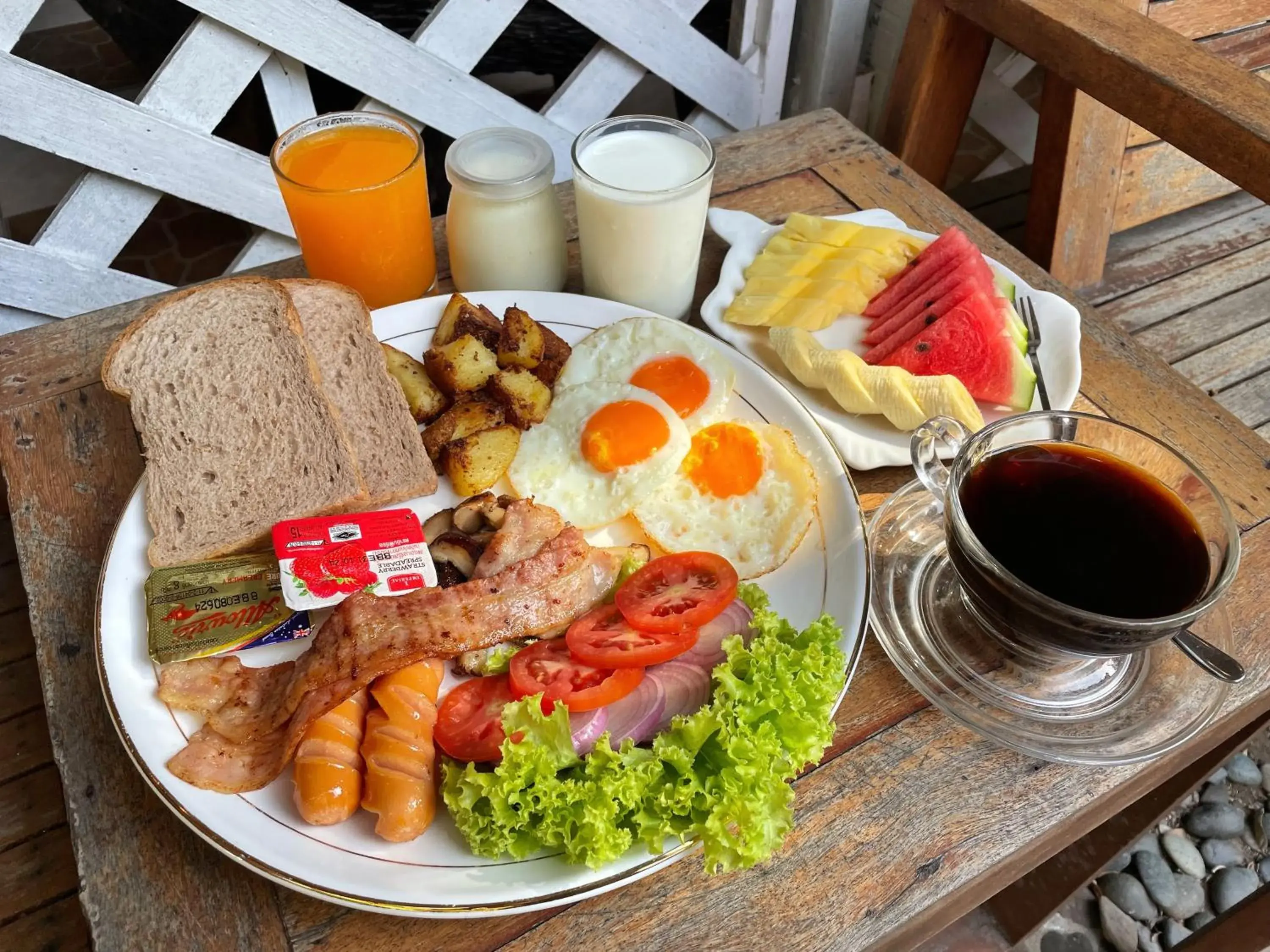 Breakfast in DD Hut Koh Tao Breakfast in DD Hut Koh Tao
