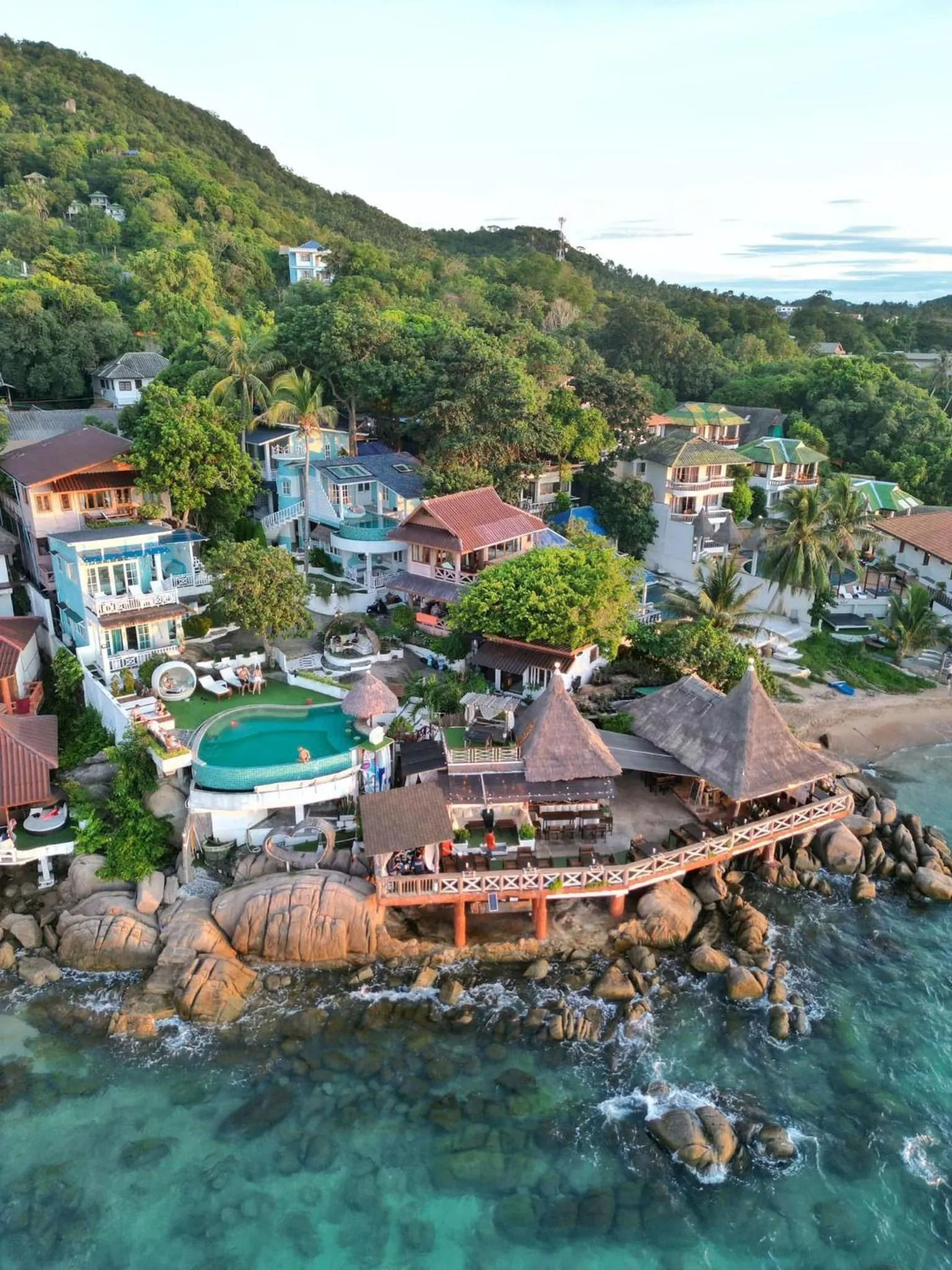 Swimming pool in DD Hut Koh Tao