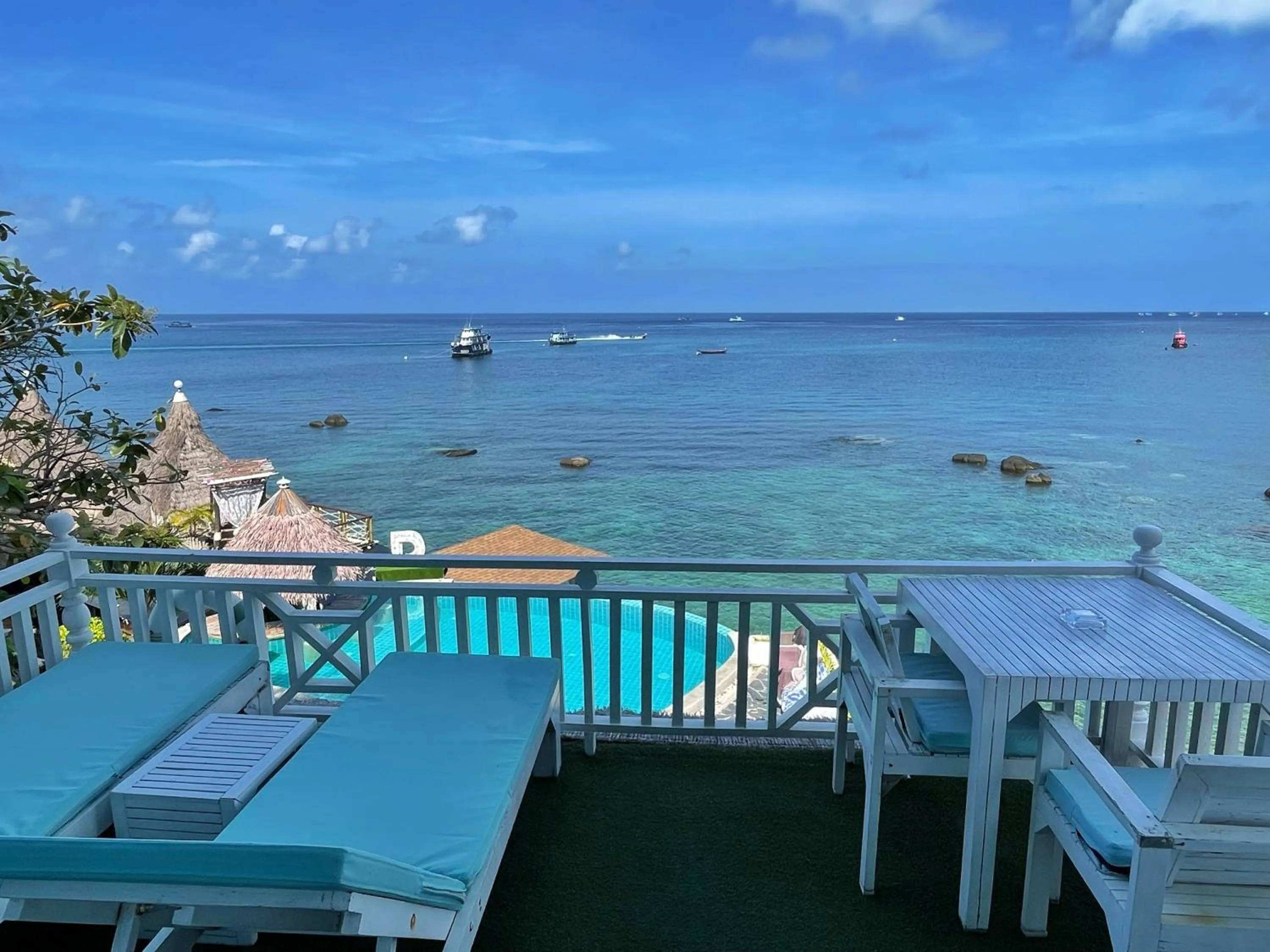Balcony/Terrace in DD Hut Koh Tao