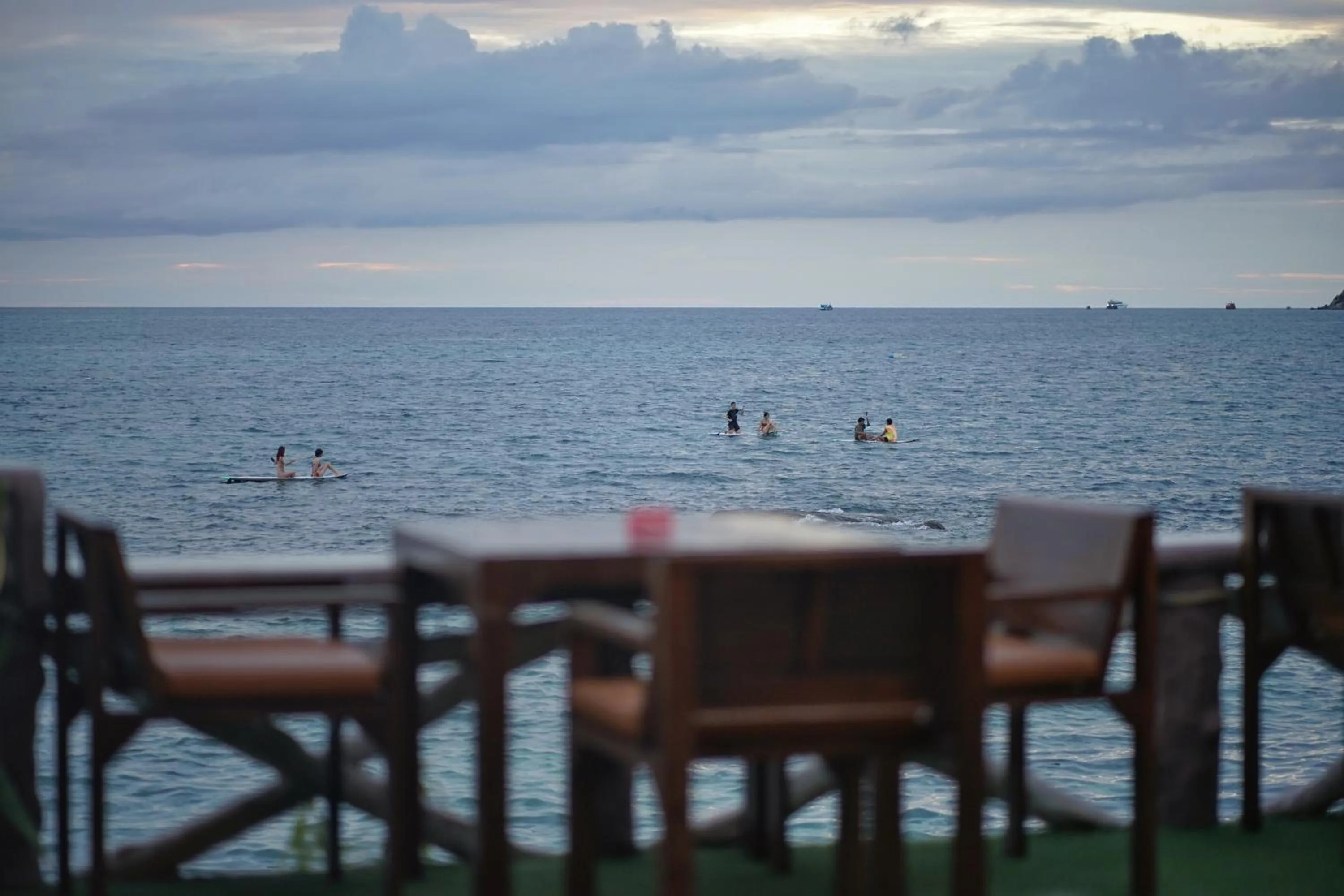 Canoeing in DD Hut Koh Tao