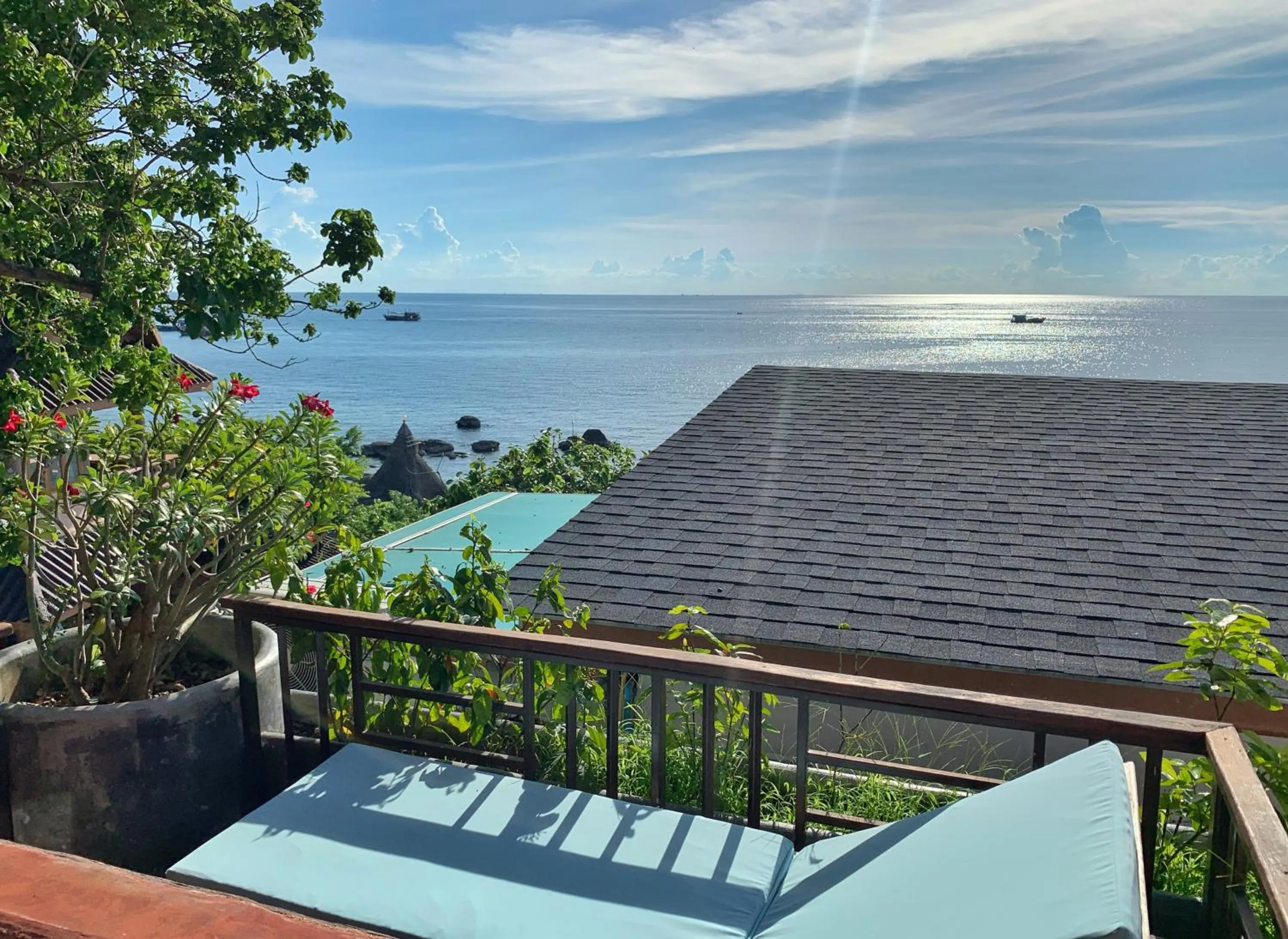 Balcony/Terrace in DD Hut Koh Tao
