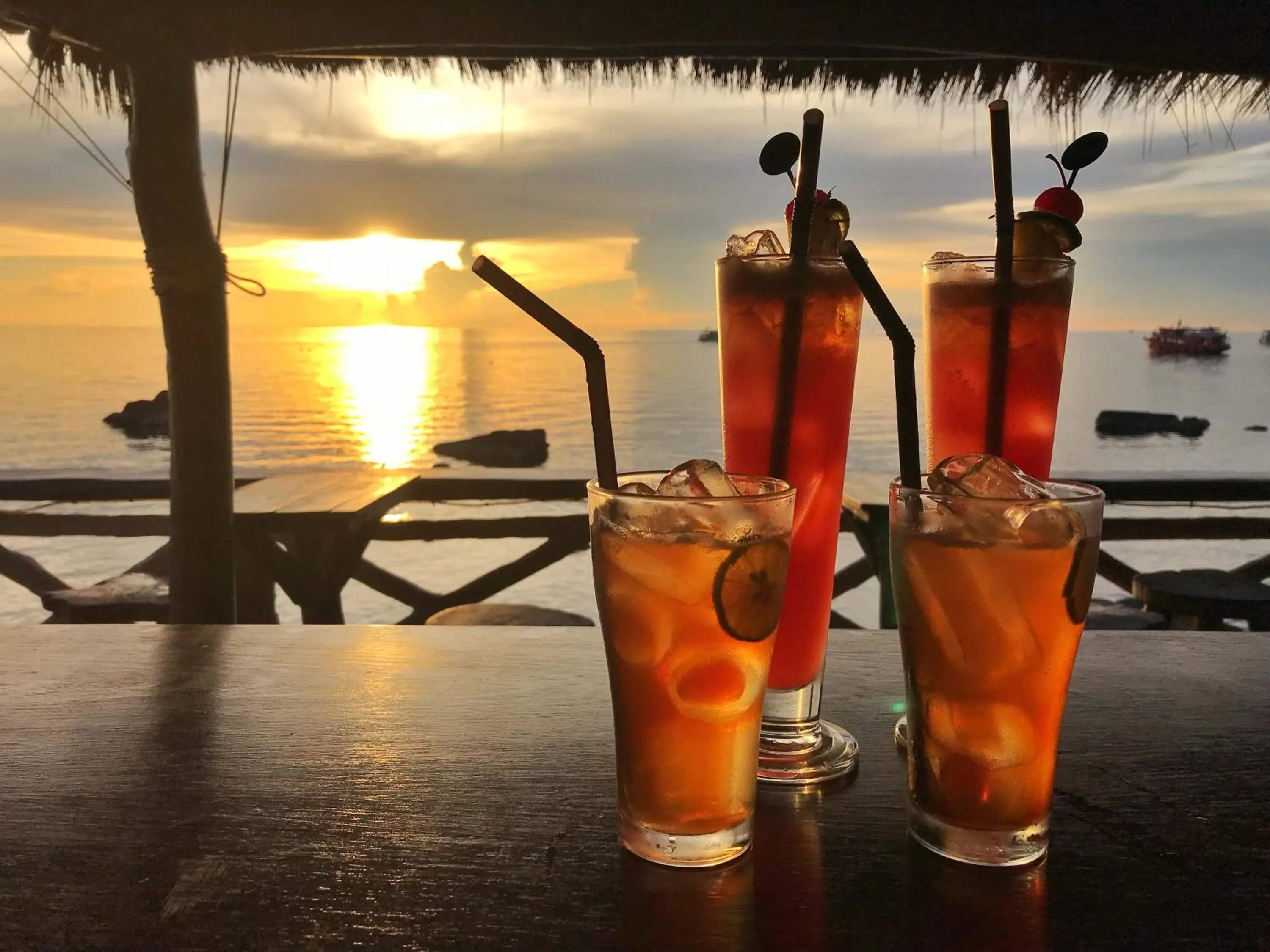 Sea view in DD Hut Koh Tao