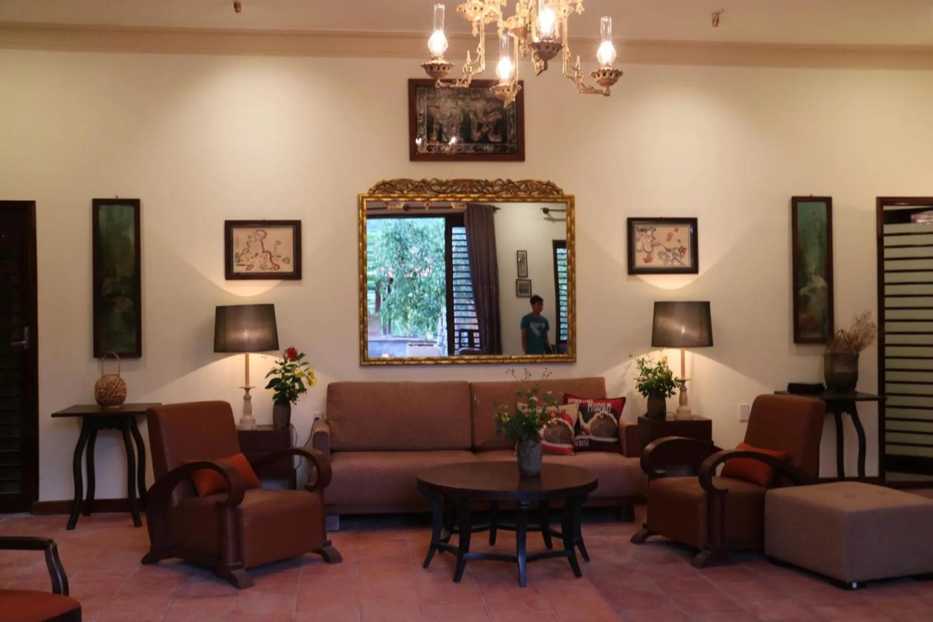 Living room in Ivory Falls Villa