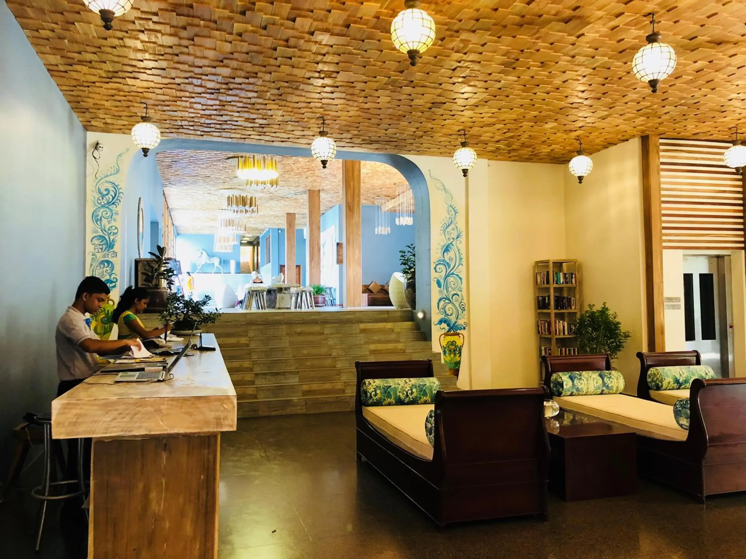 Lobby or reception in Thaproban Pavilion Resort and Spa Lobby or reception in Thaproban Pavilion Resort and Spa