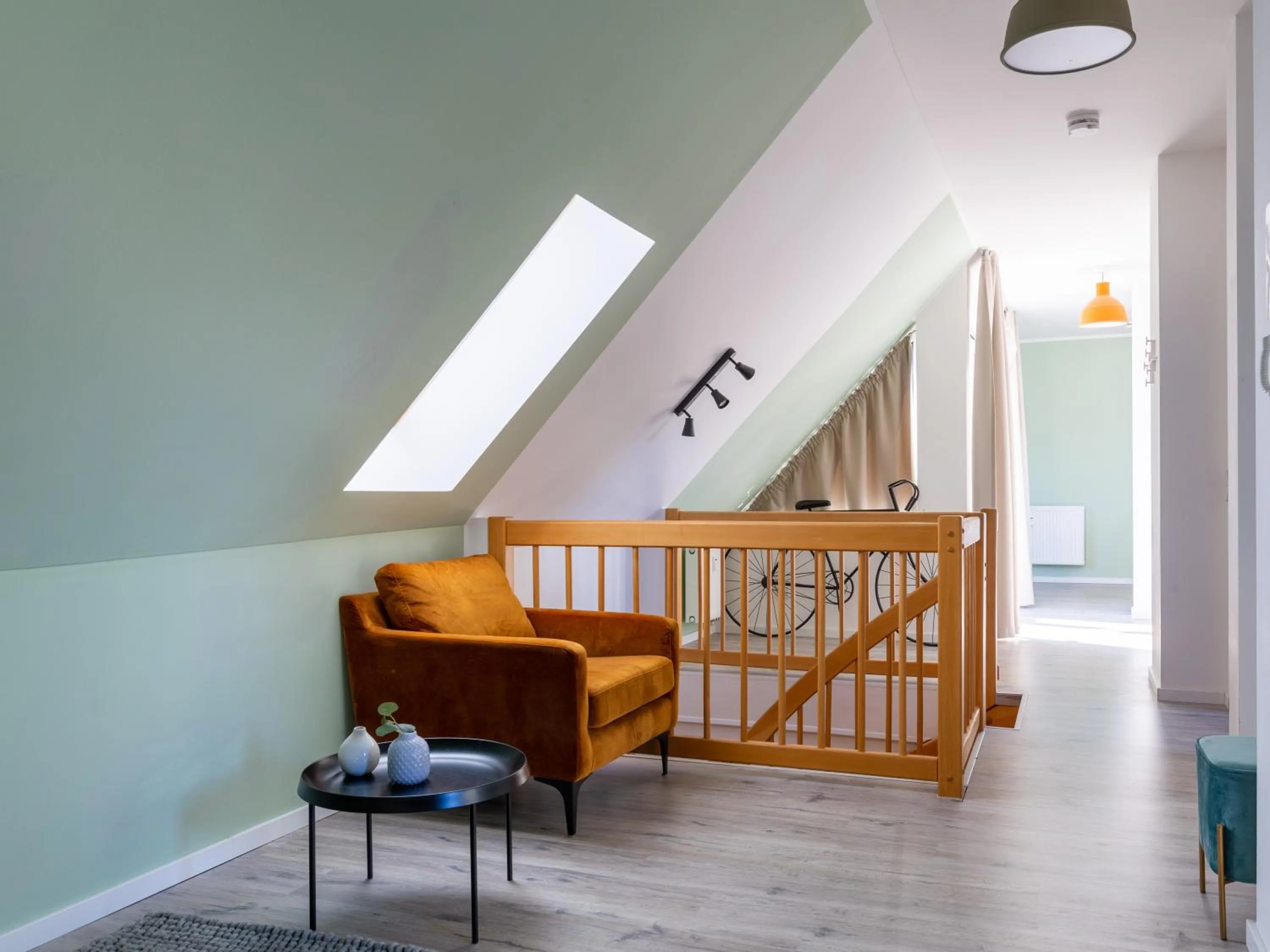 Seating area in Limehome Chemnitz Hartmannstraße