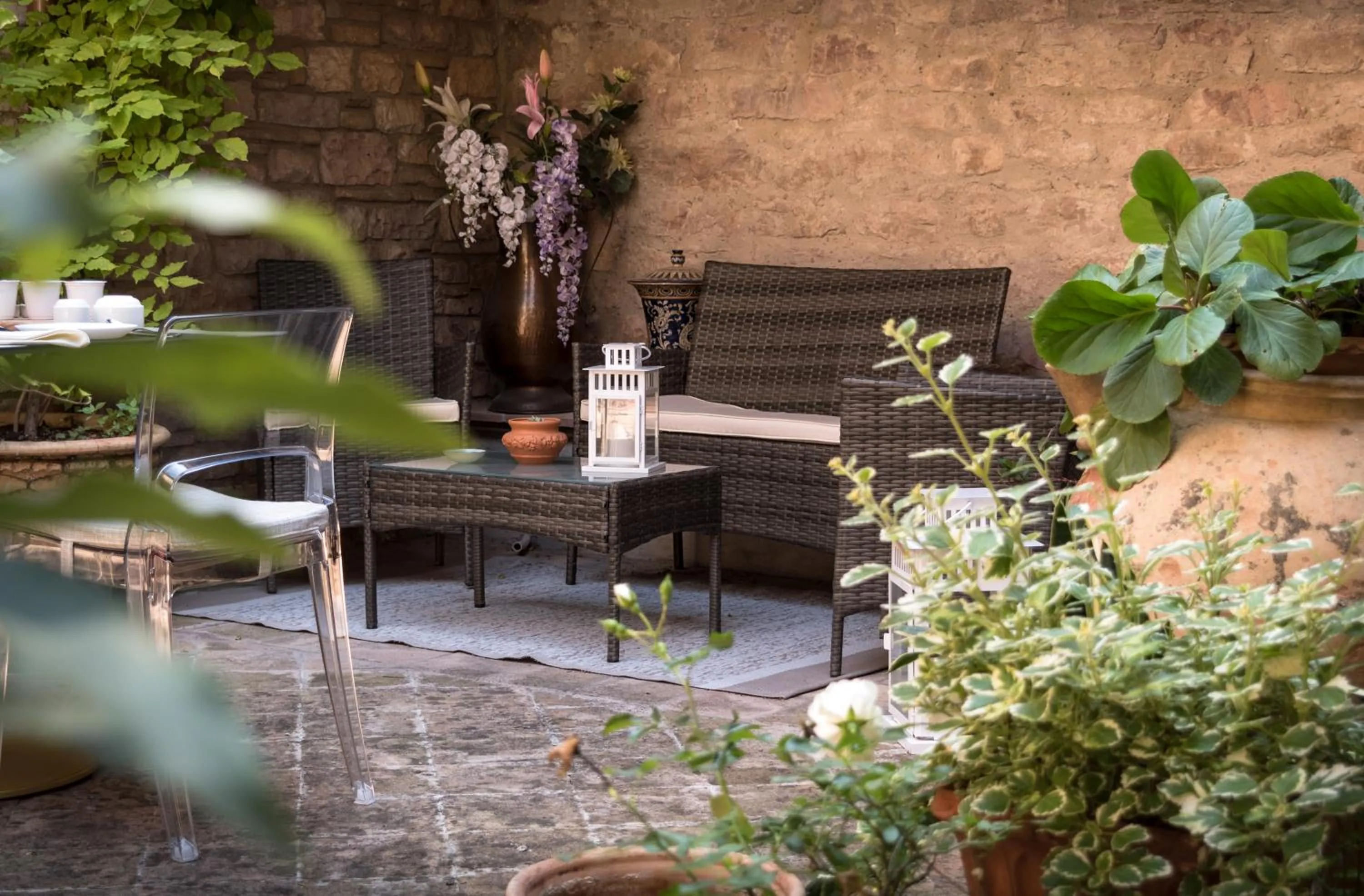 Patio in Brunelli B&B