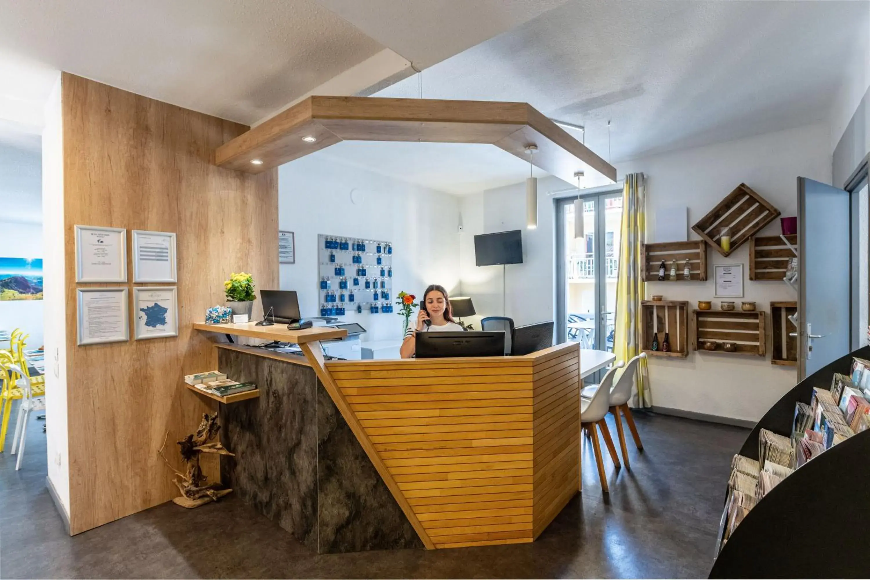 Lobby or reception in Zenitude Evian Les Terrasses du Lac, an Ascend Collection Hotel Lobby or reception in Zenitude Evian Les Terrasses du Lac, an Ascend Collection Hotel